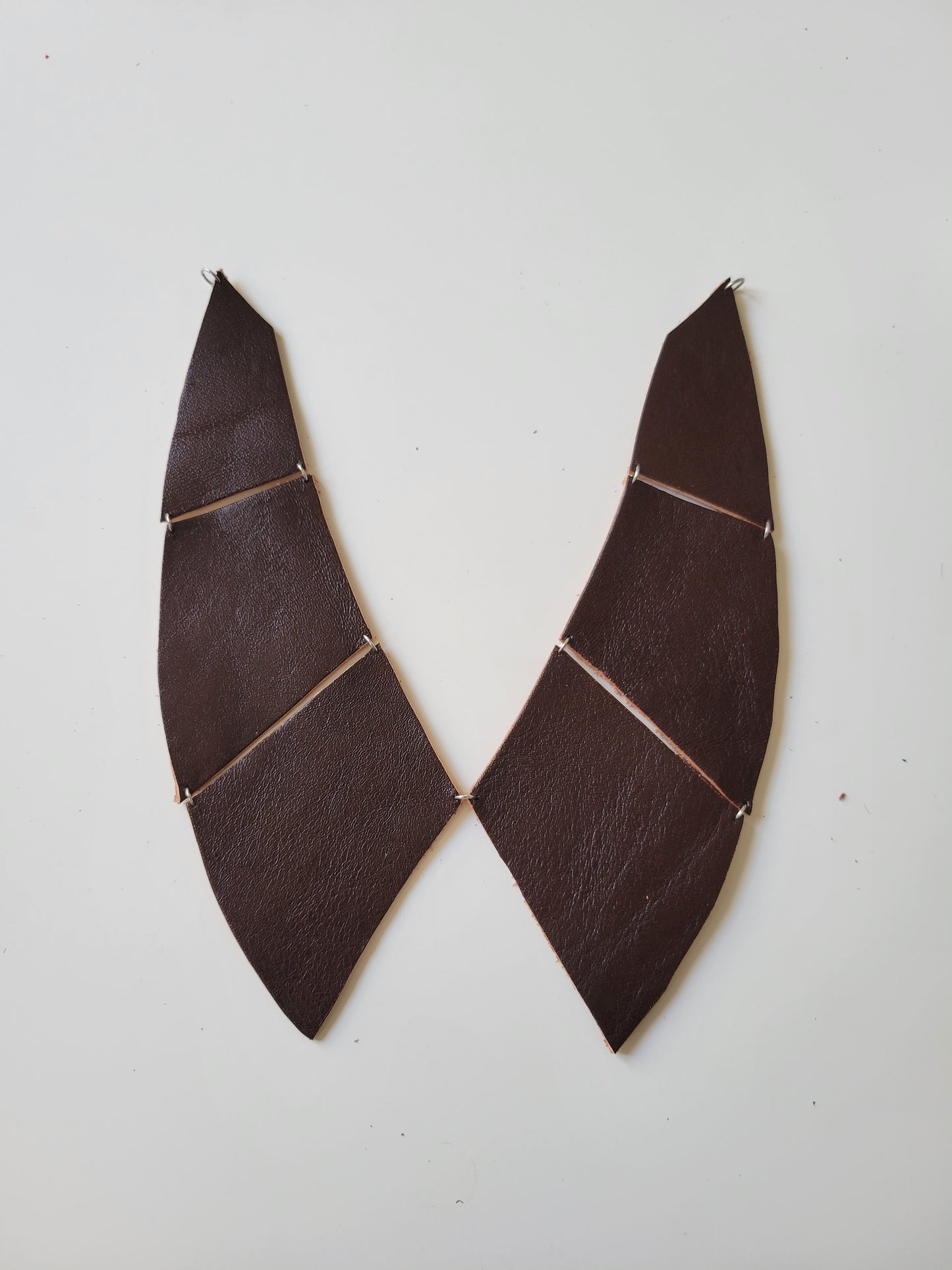 Collier faux col cuir upcyclé patchwork - Atelier Claire Zhou x 114 paris