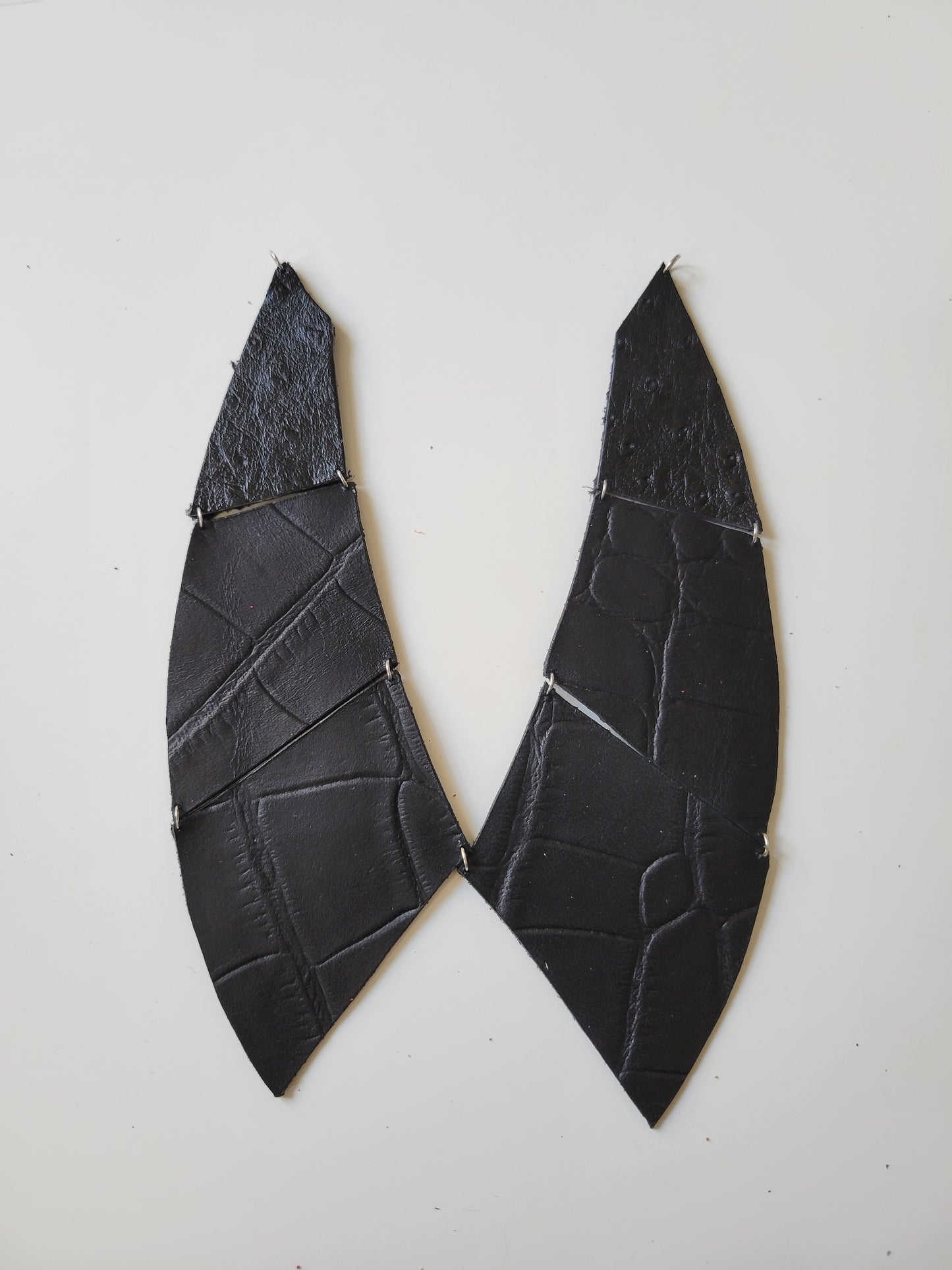 Collier faux col cuir upcyclé patchwork - Atelier Claire Zhou x 114 paris