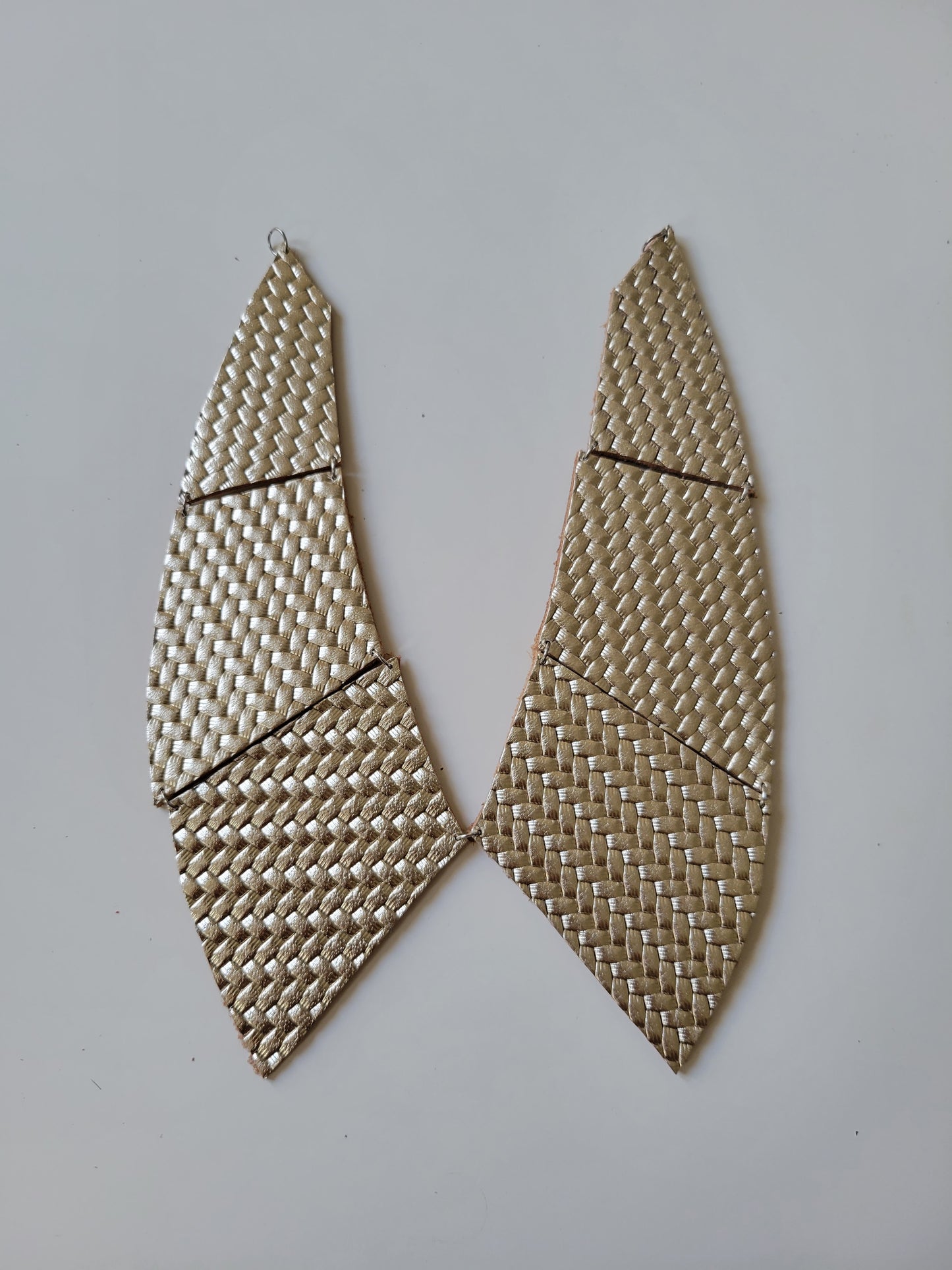 Collier faux col cuir upcyclé patchwork - Atelier Claire Zhou x 114 paris