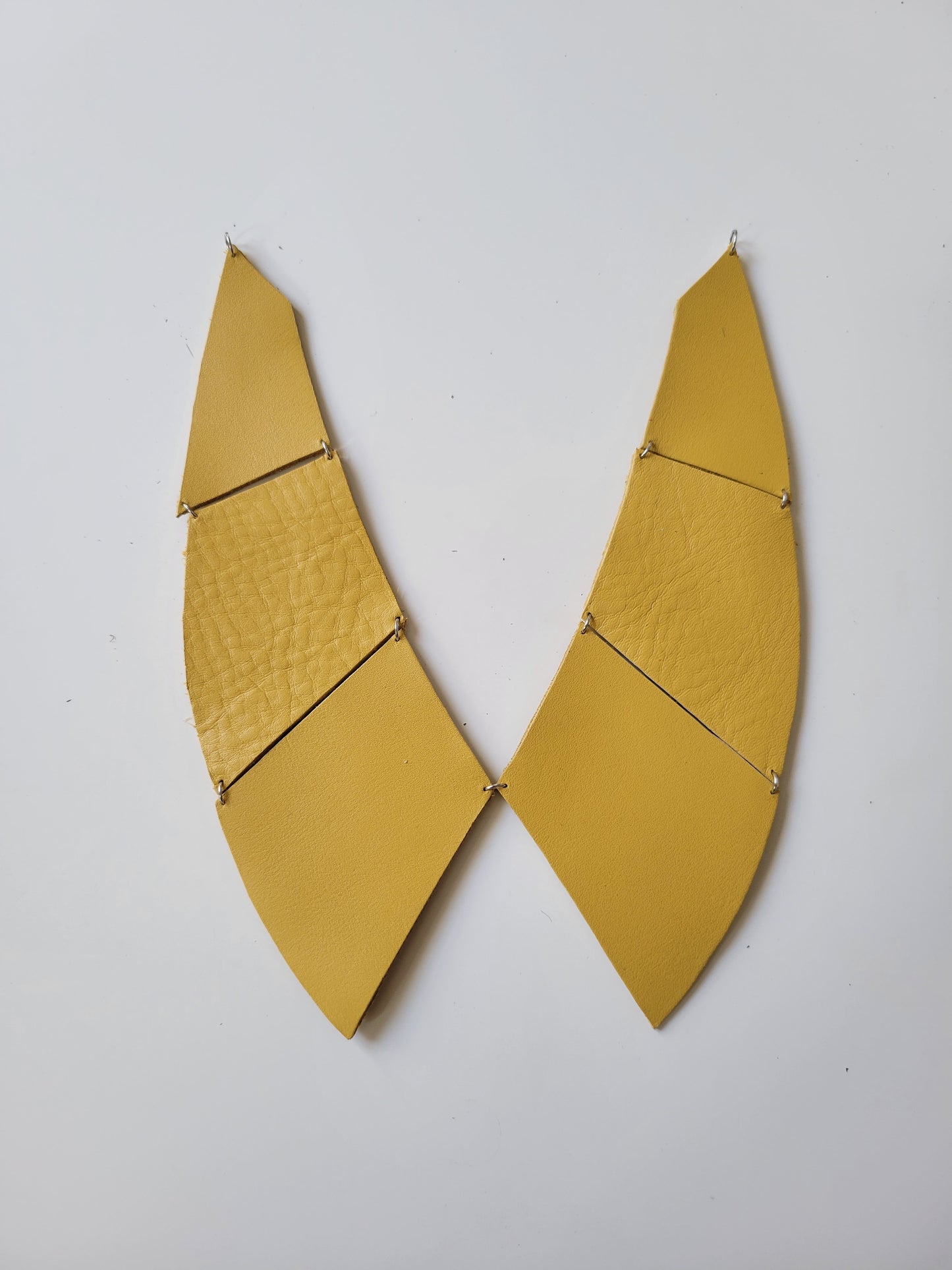 Collier faux col cuir upcyclé patchwork - Atelier Claire Zhou x 114 paris