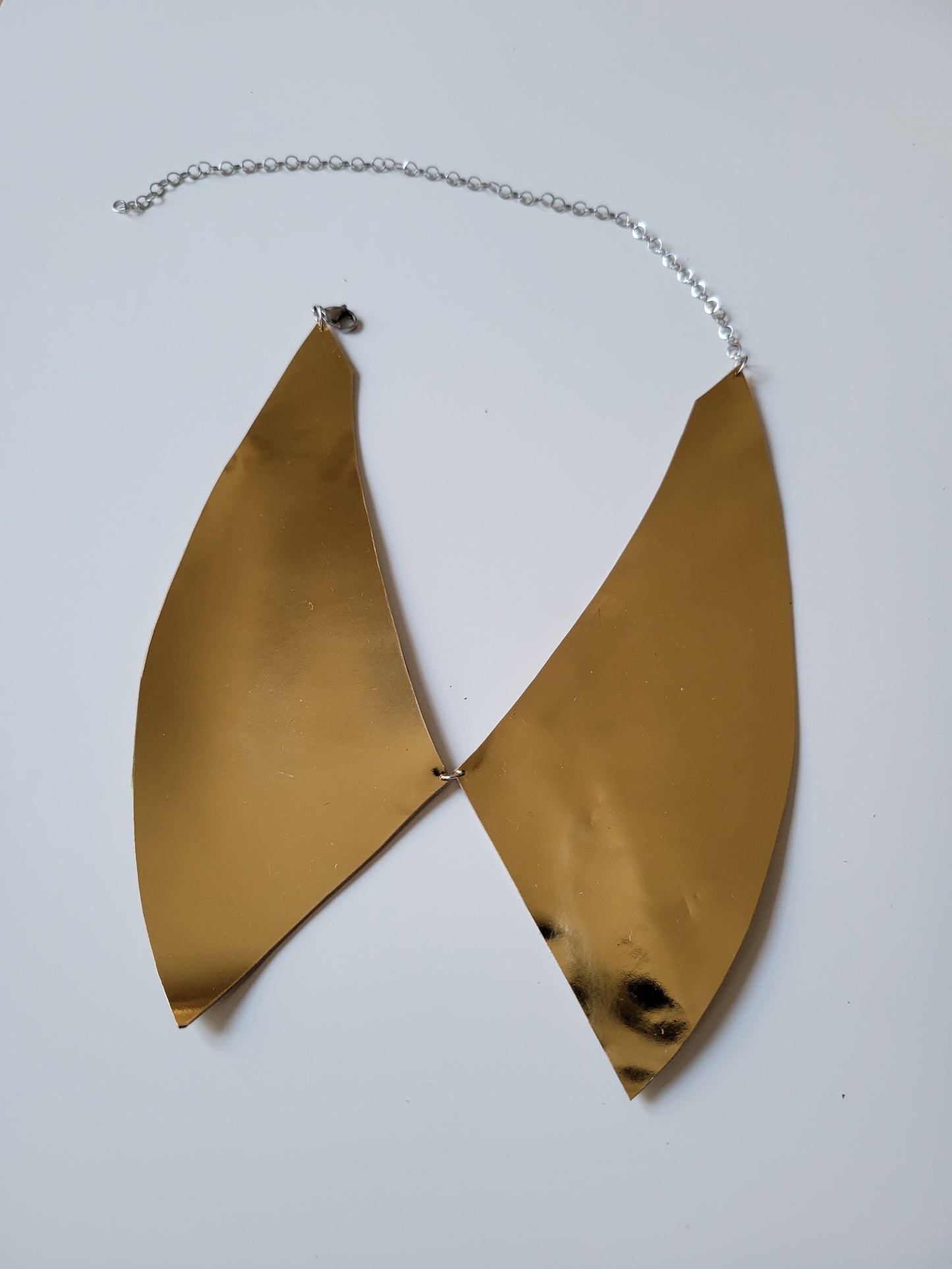 Collier faux col cuir upcyclé - Atelier Claire Zhou x 114 paris