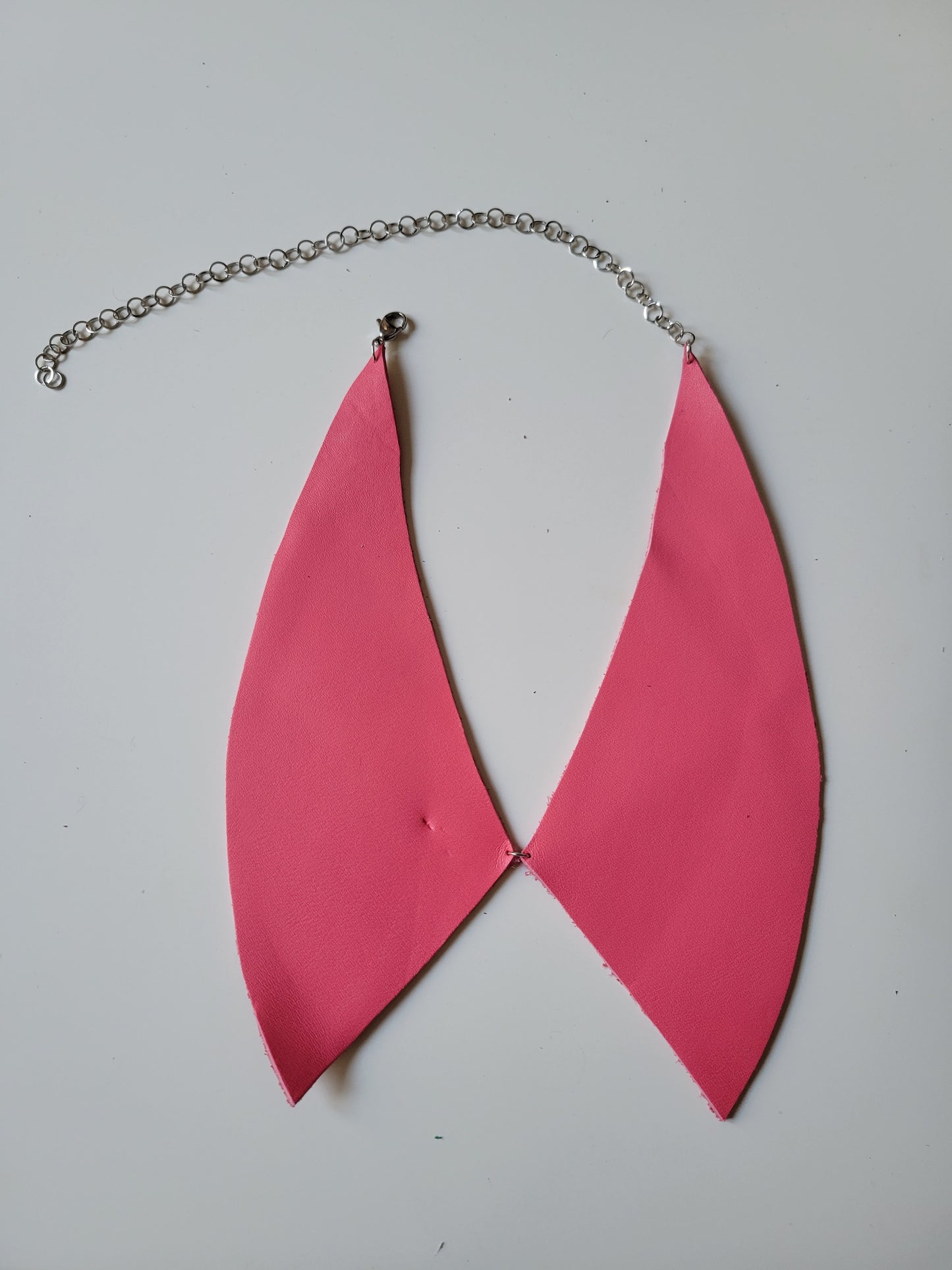 Collier faux col cuir upcyclé - Atelier Claire Zhou x 114 paris