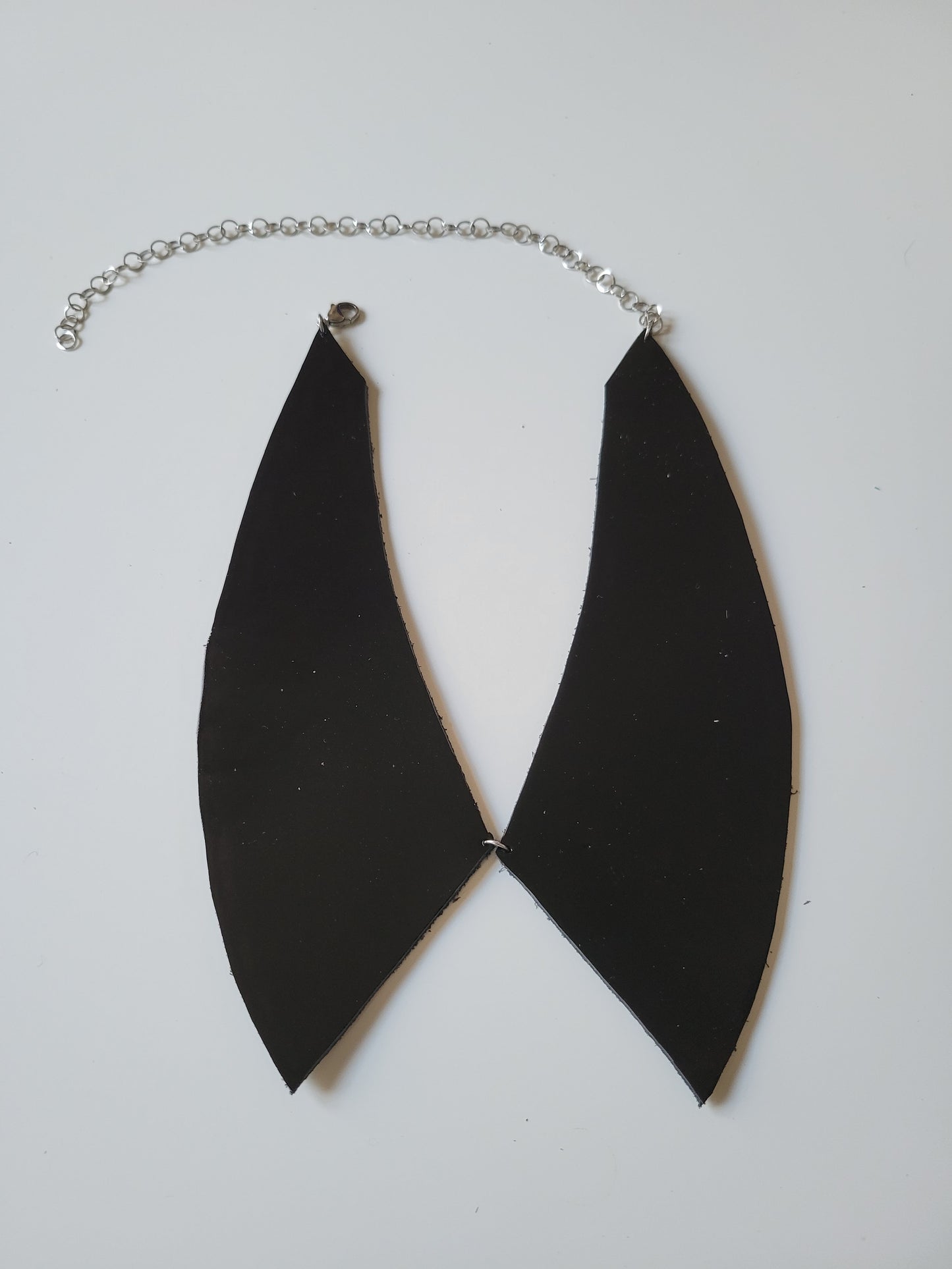 Collier faux col cuir upcyclé - Atelier Claire Zhou x 114 paris