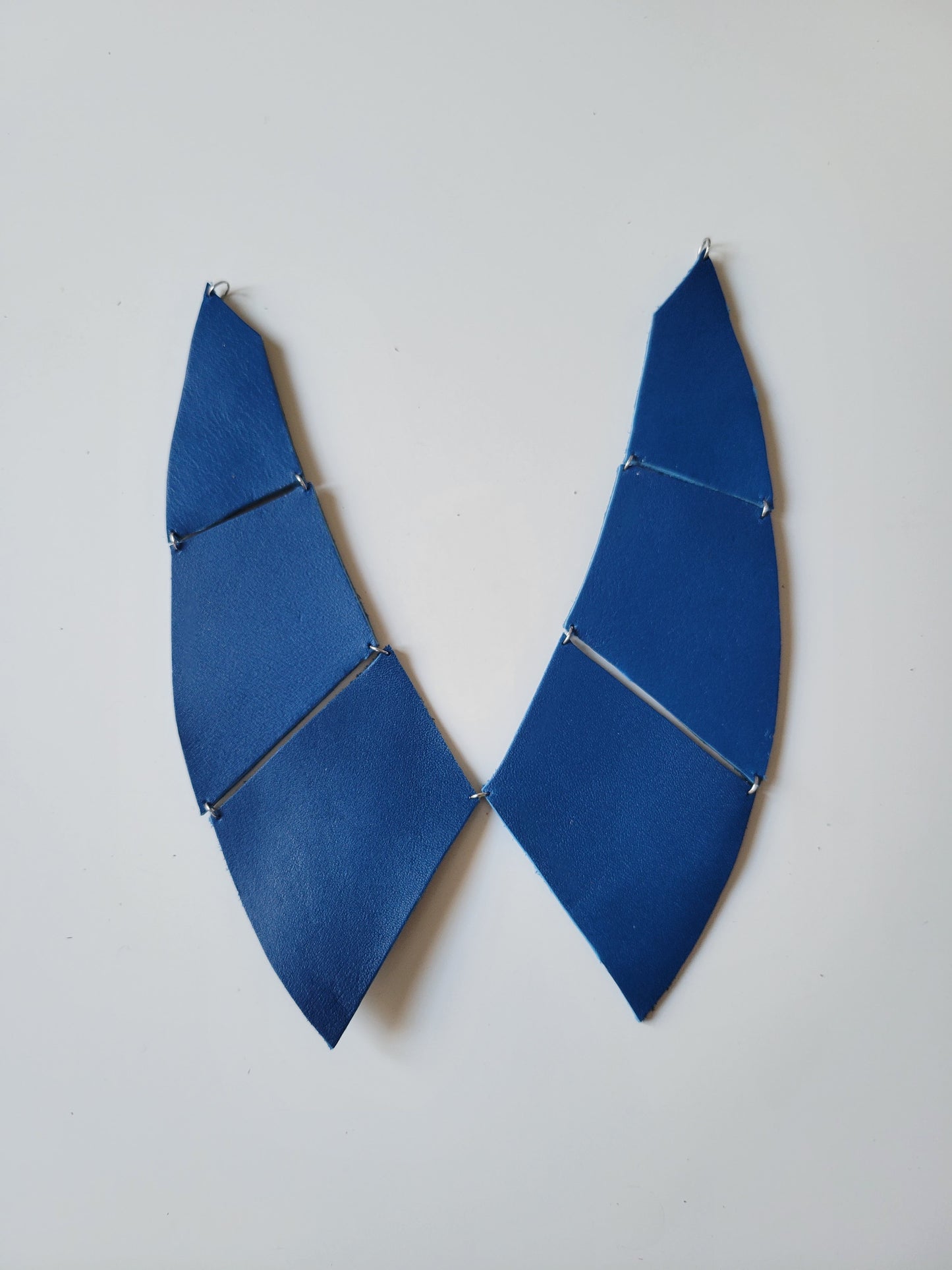 Collier faux col cuir upcyclé patchwork - Atelier Claire Zhou x 114 paris