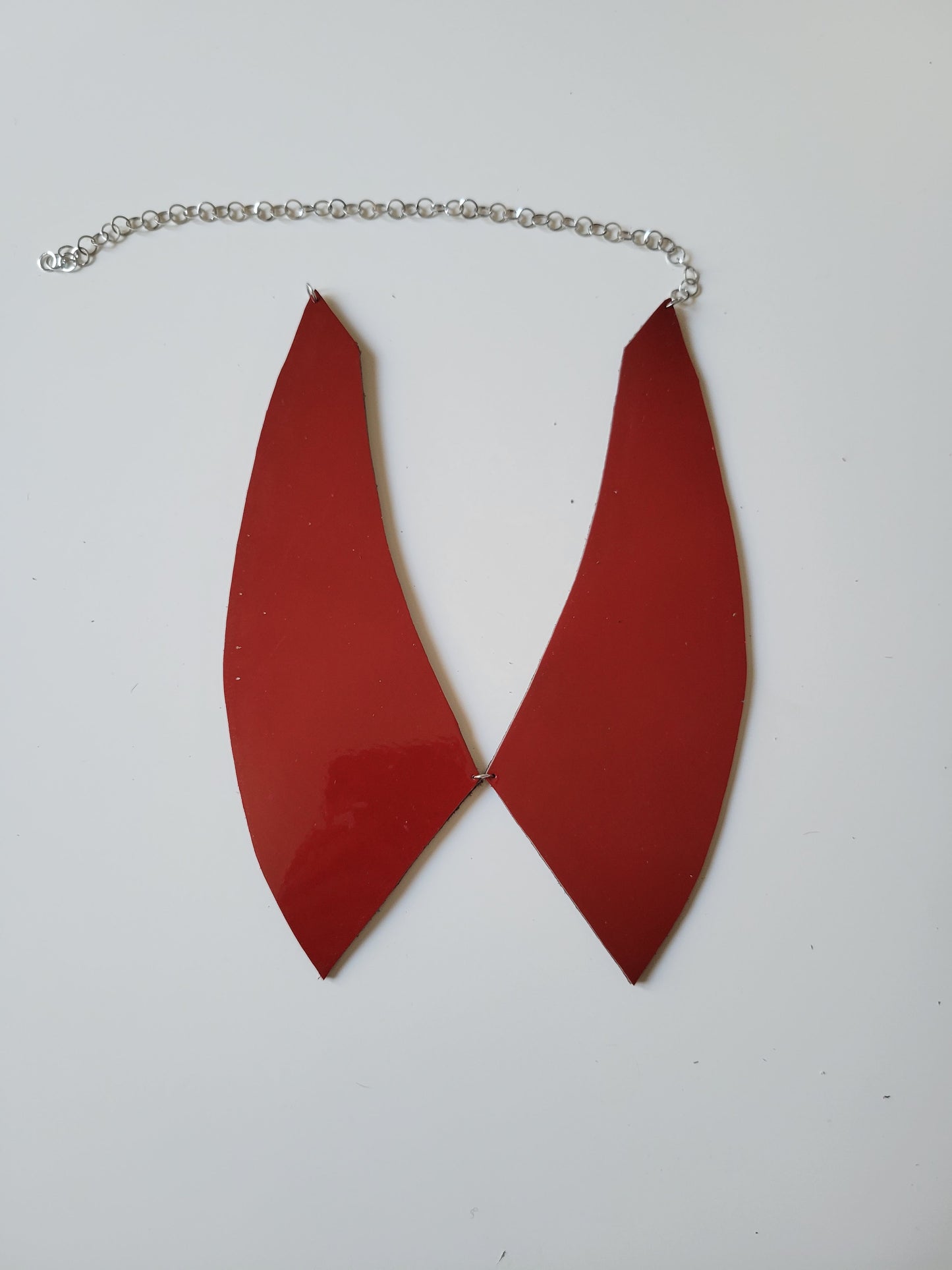 Collier faux col cuir upcyclé - Atelier Claire Zhou x 114 paris