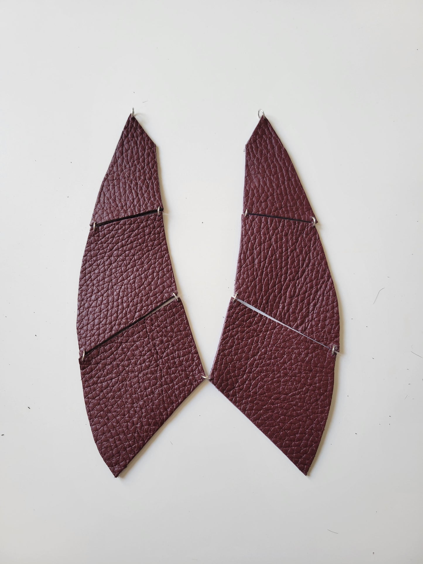 Collier faux col cuir upcyclé patchwork - Atelier Claire Zhou x 114 paris