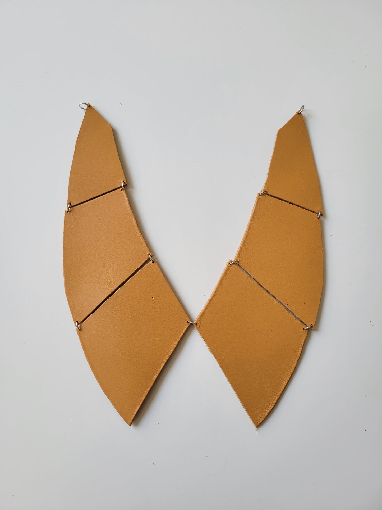 Collier faux col cuir upcyclé patchwork - Atelier Claire Zhou x 114 paris