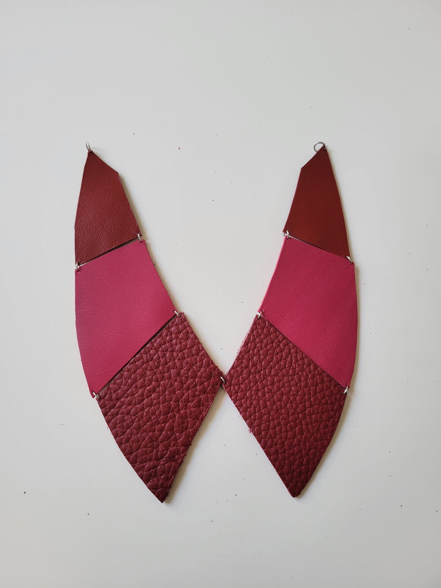 Collier faux col cuir upcyclé patchwork - Atelier Claire Zhou x 114 paris