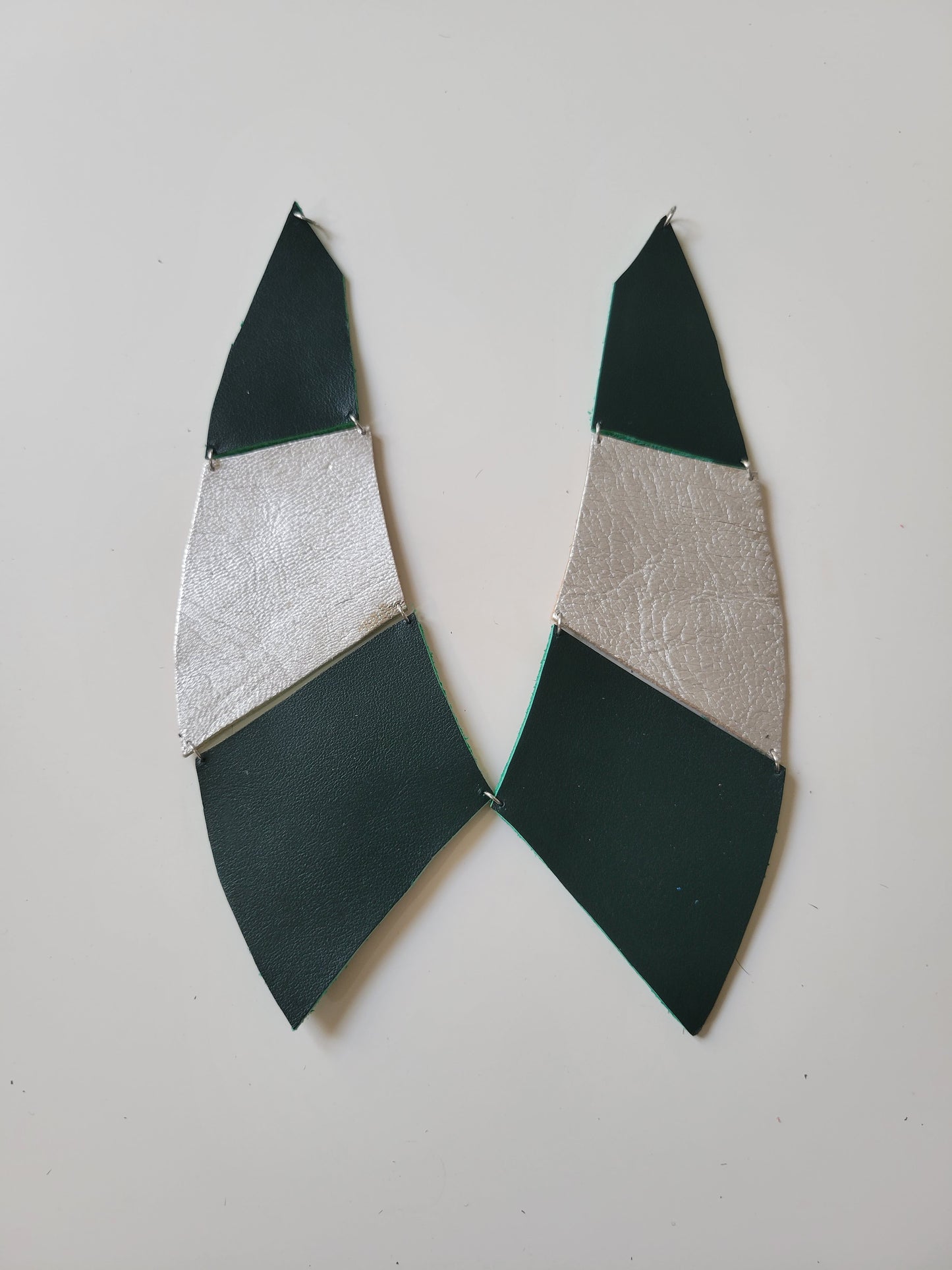 Collier faux col cuir upcyclé patchwork - Atelier Claire Zhou x 114 paris