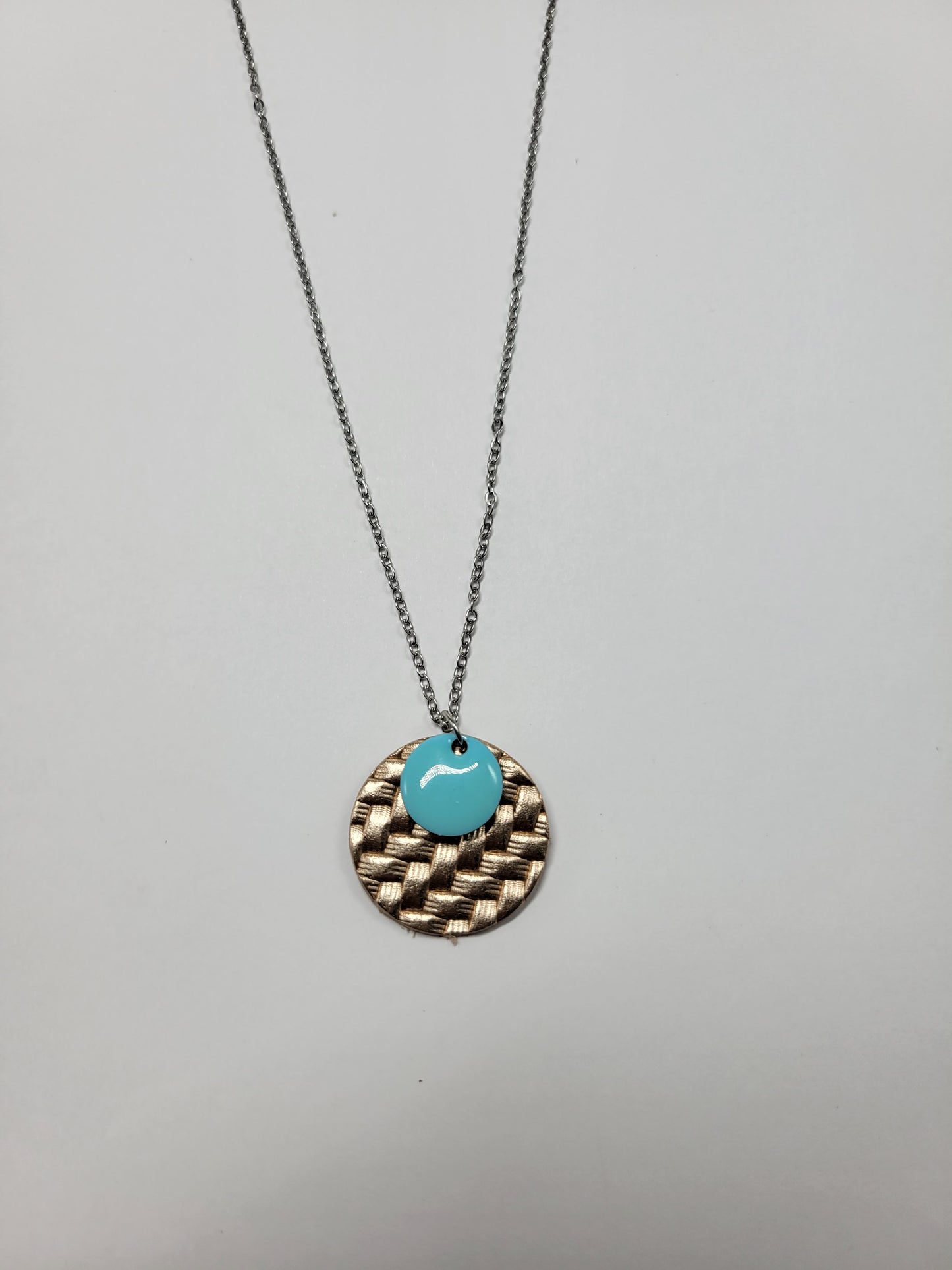 Collier cuir recyclé sequin - Atelier Claire Zhou x 114 Paris