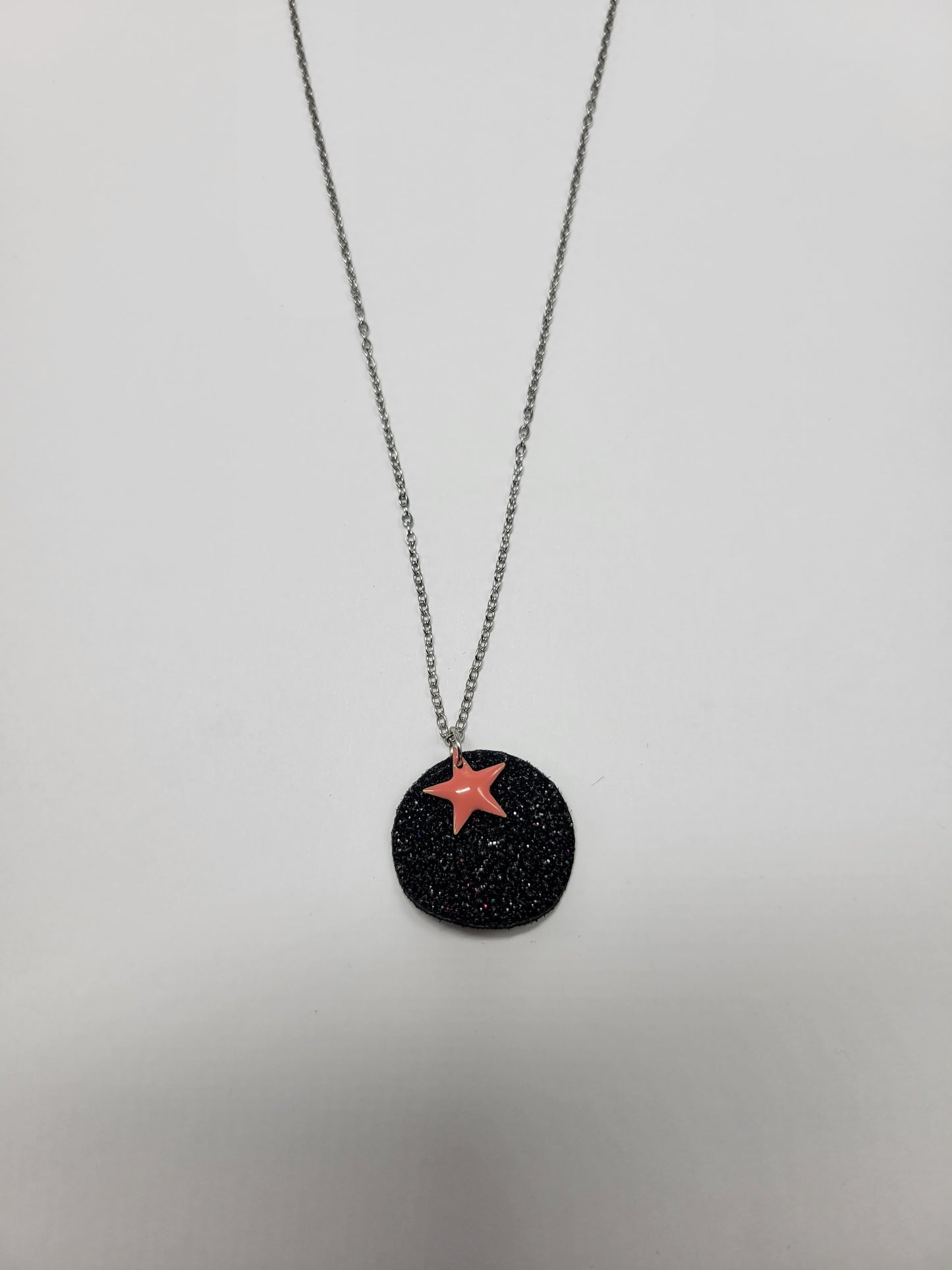 Collier cuir recyclé sequin - Atelier Claire Zhou x 114 Paris