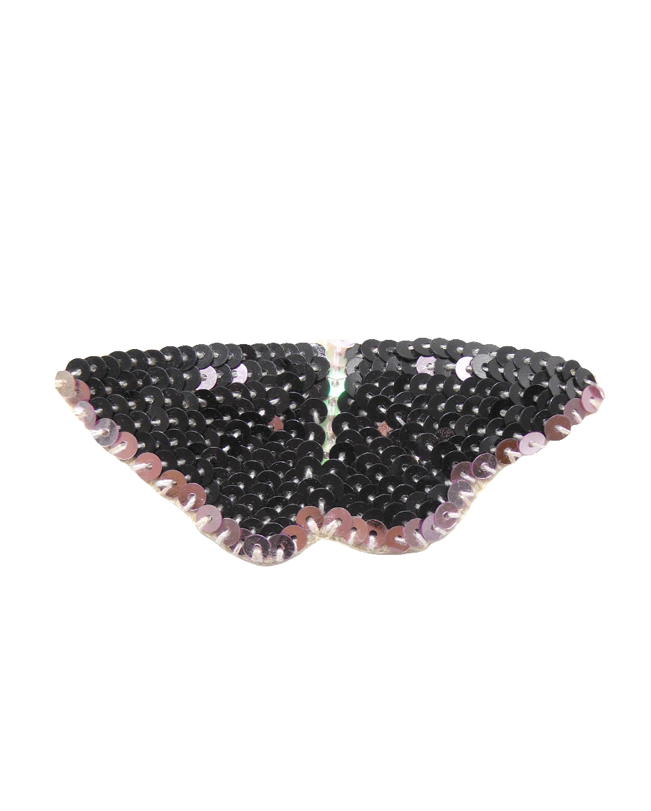 Broche brodée main - PAPILLONS