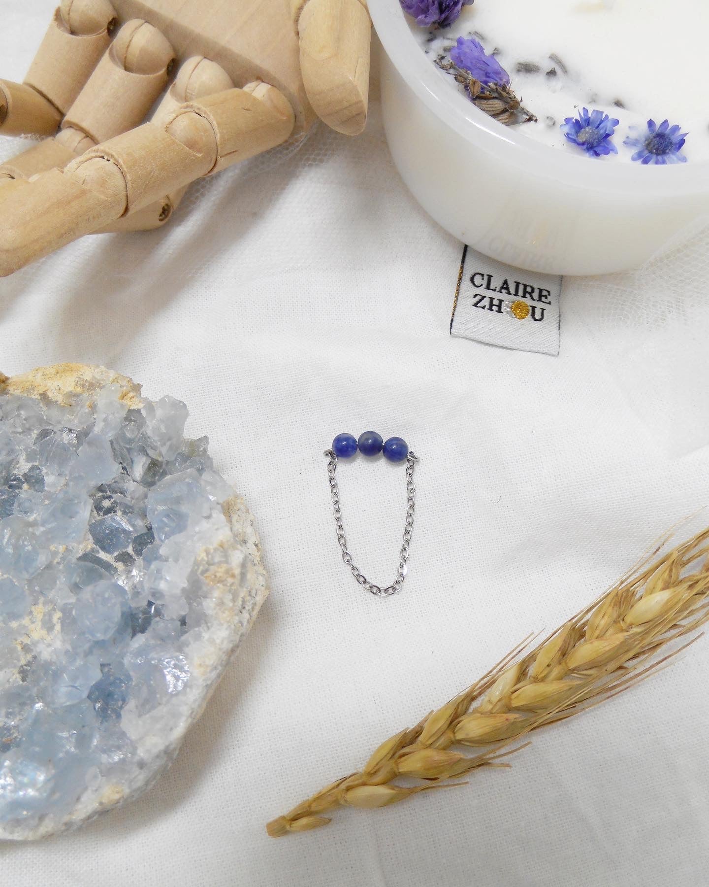 Bague chaine personnalisée - LEA/MARIE/SYM/LUX/MERIDA
