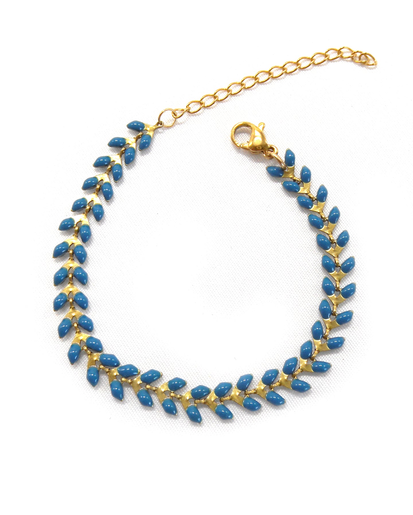Bracelet chaine épis colorés - ELISABETH