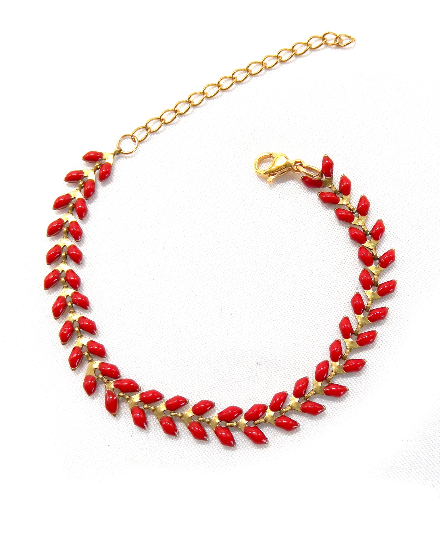 Bracelet chaine épis colorés - ELISABETH