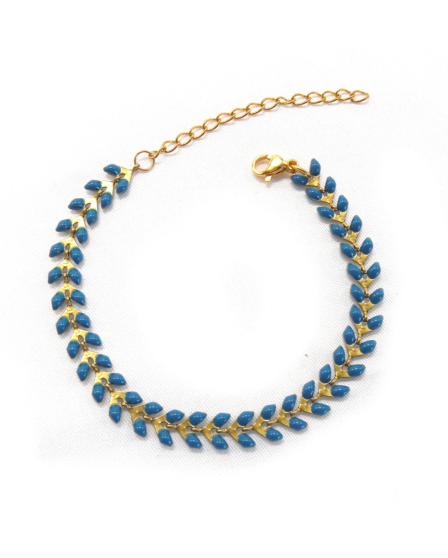 Bracelet chaine épis colorés - ELISABETH
