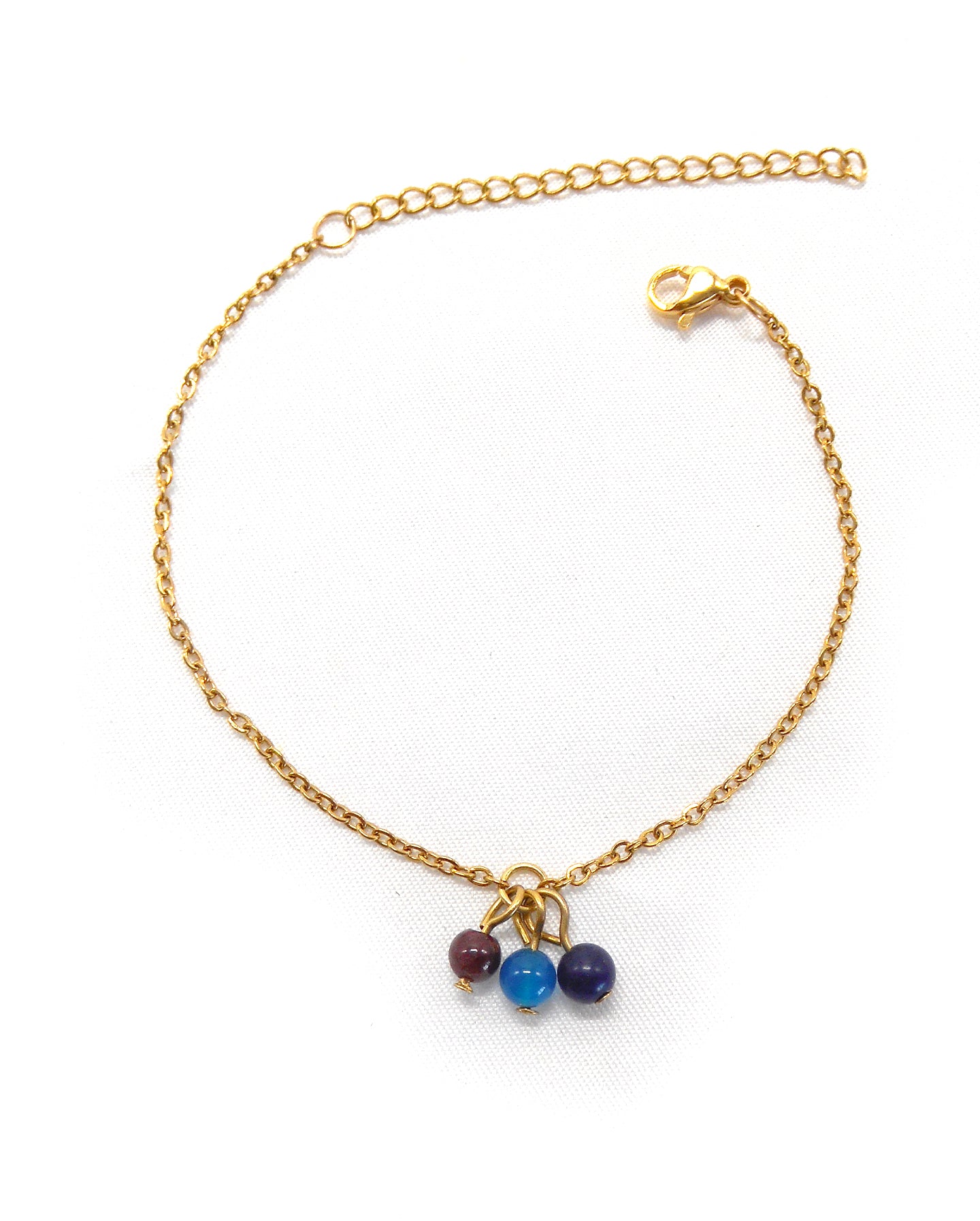 Bracelet 3 pierres pendantes - MELINDA