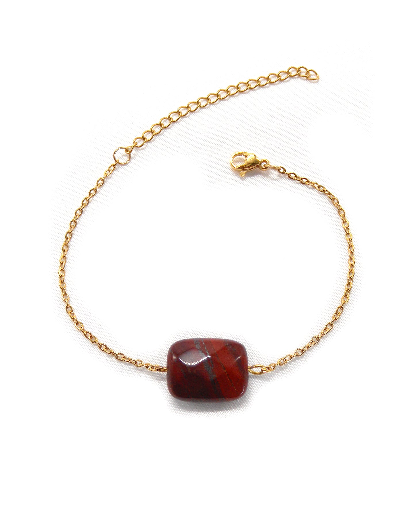 Bracelet pierre naturelle rectangle - MORGANE