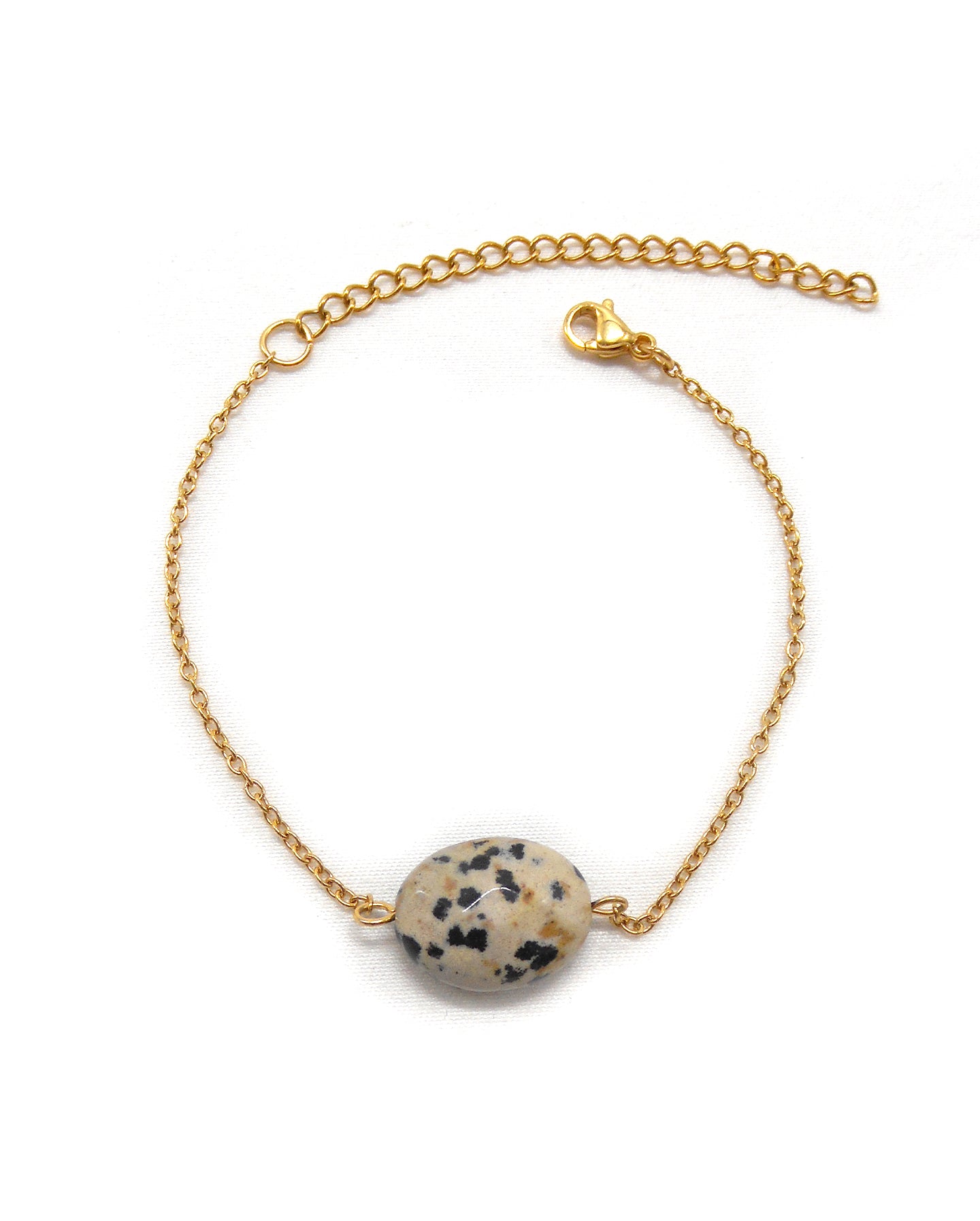 Bracelet pierre naturelle ovale - OVA