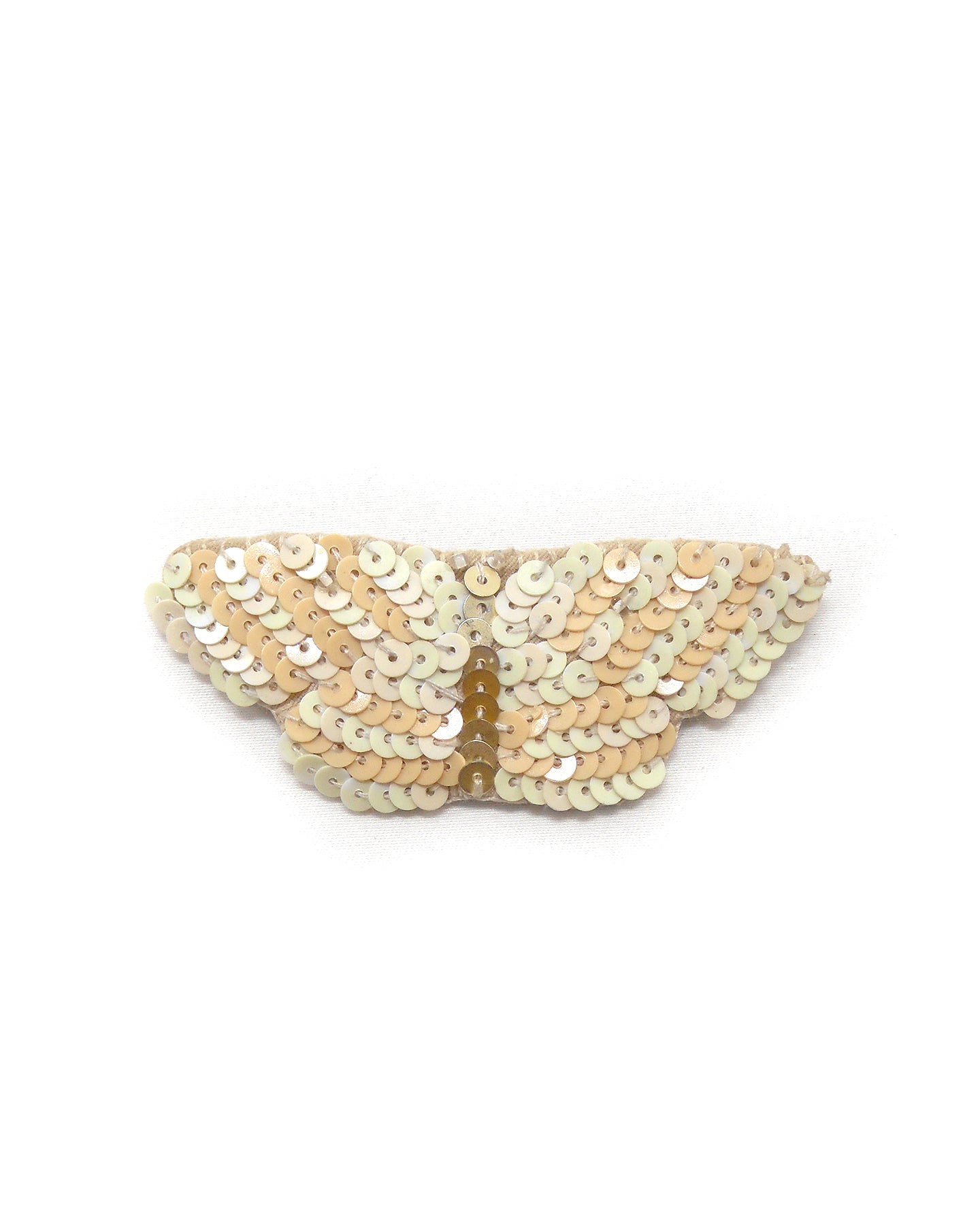 Broche brodée main - PAPILLONS