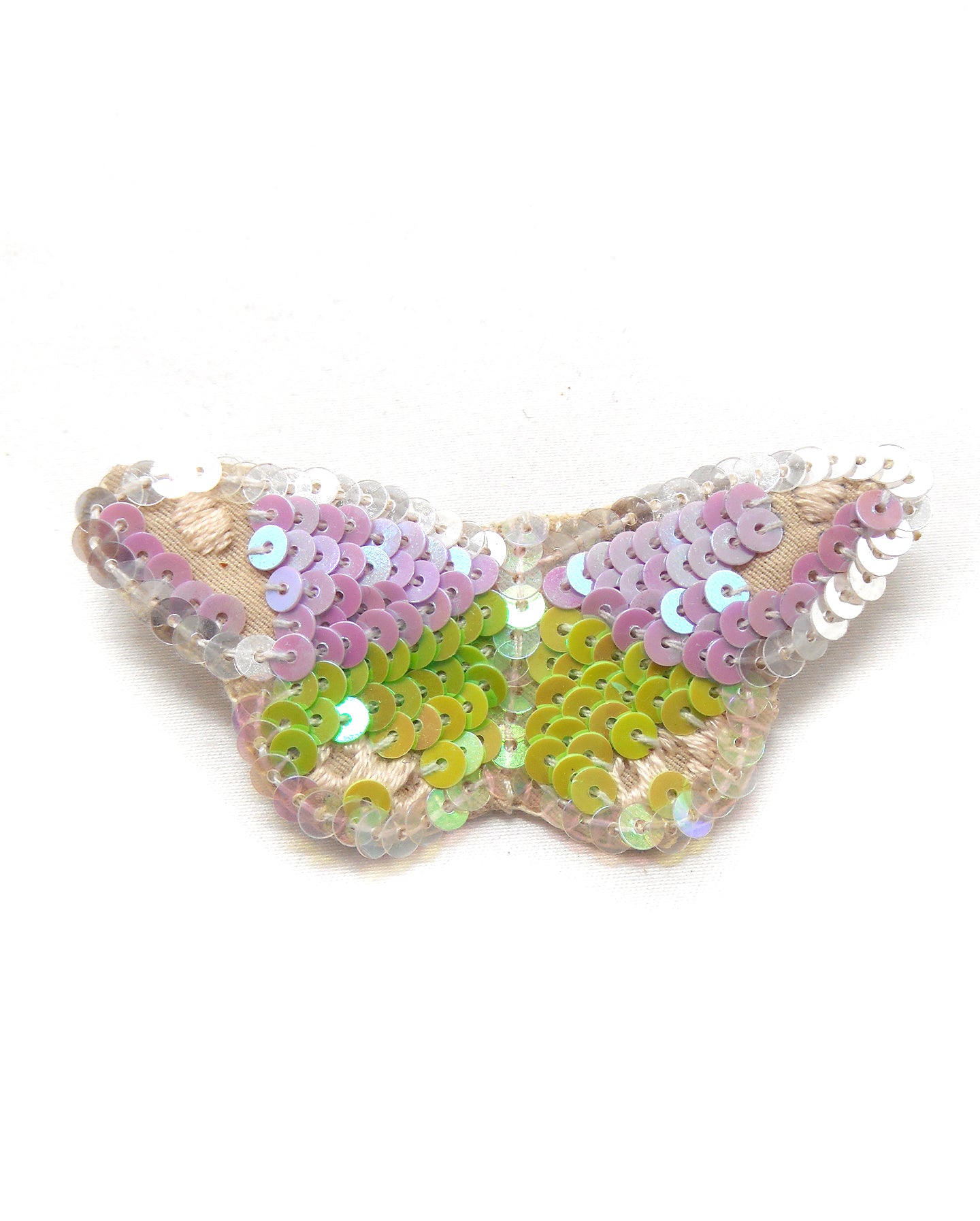 Broche brodée main - PAPILLONS