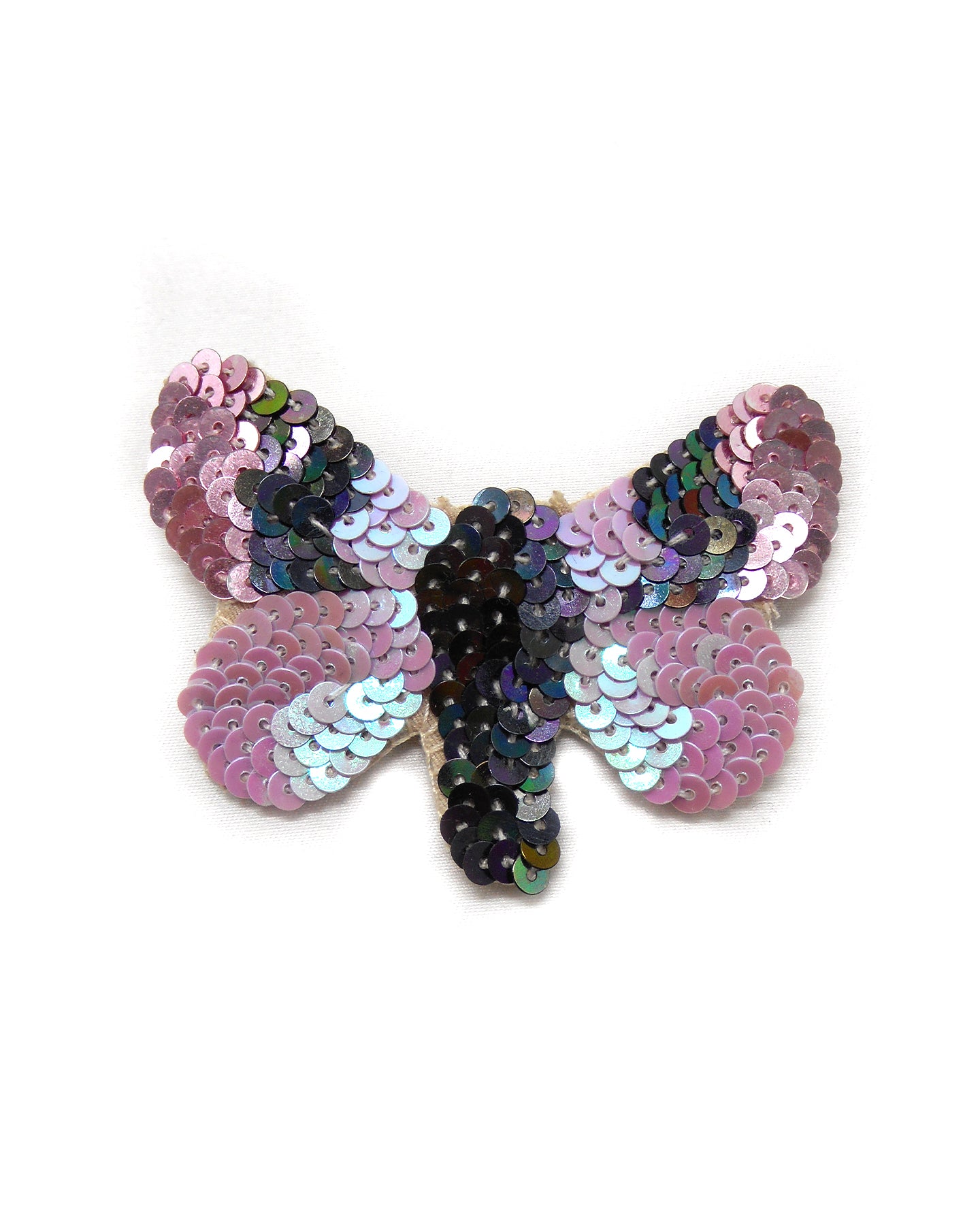 Broche brodée main - PAPILLONS