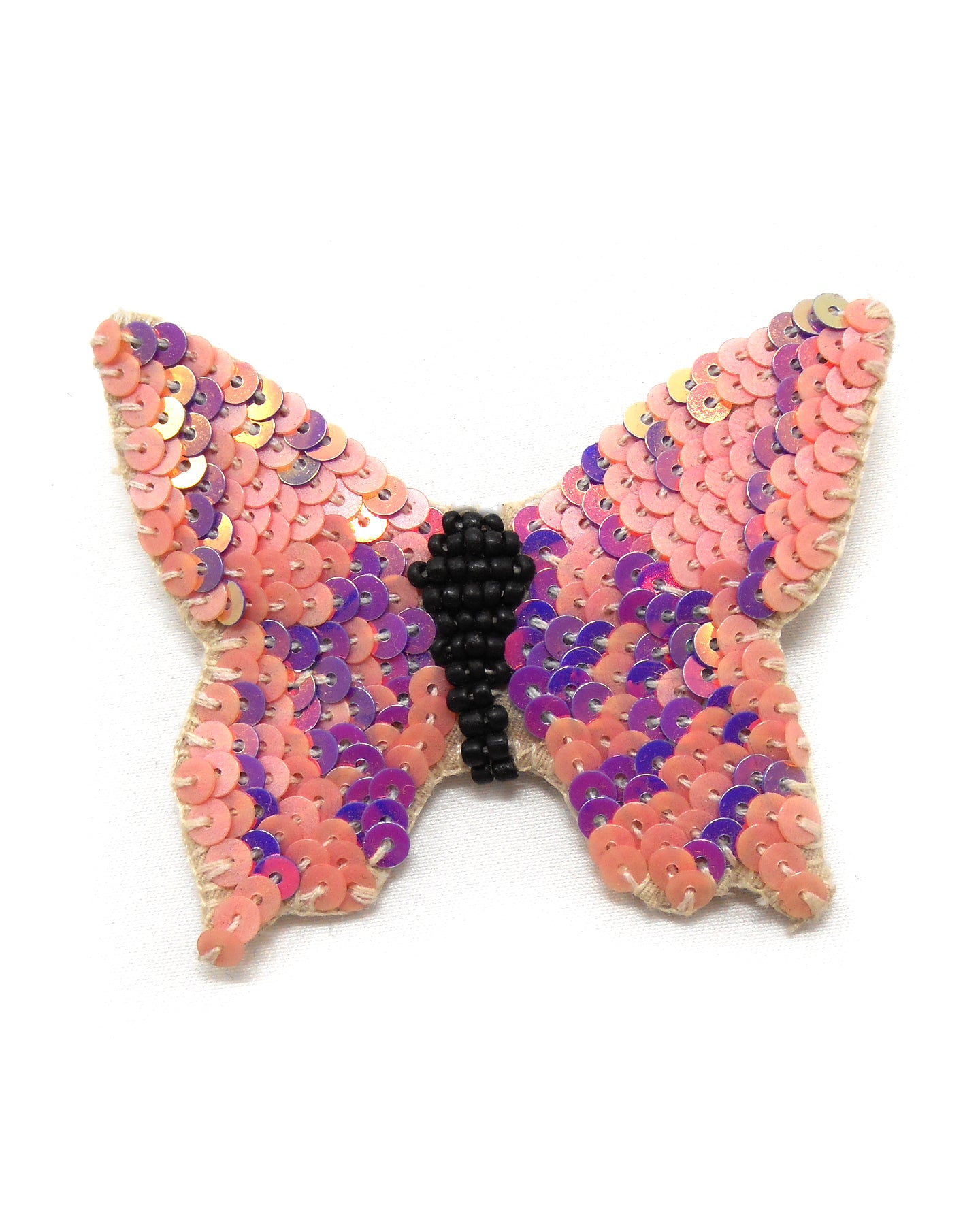 Broche brodée main - PAPILLONS