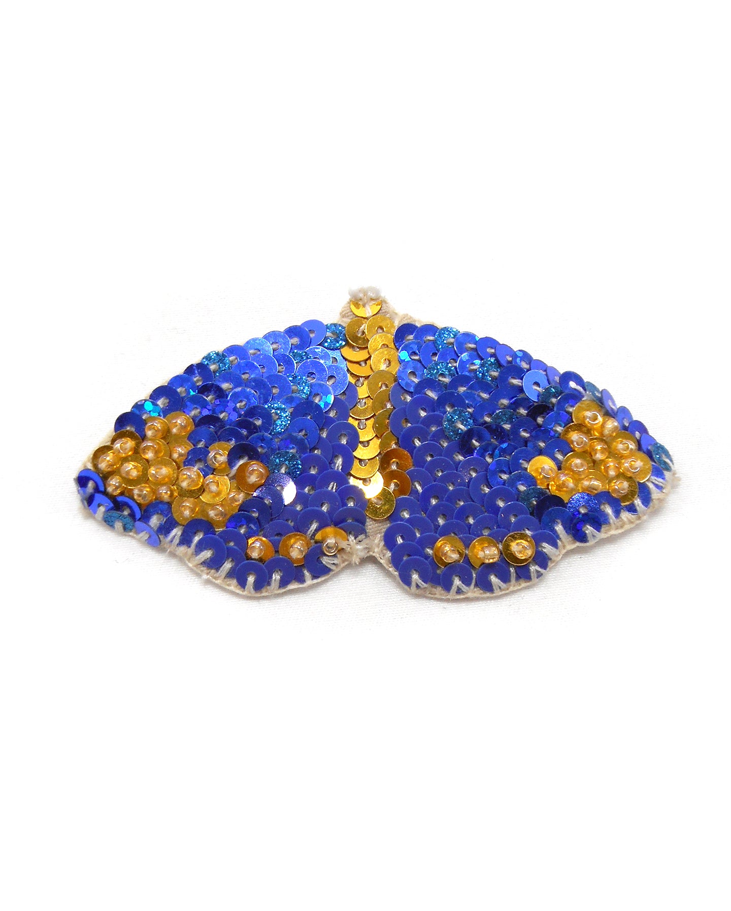 Broche brodée main - PAPILLONS