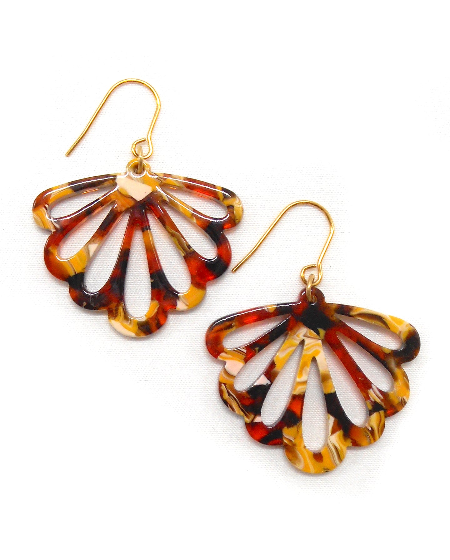 Boucles d'oreilles résine vintage - ADELE/CATHERINE/CLAUDIA/ISABELLE