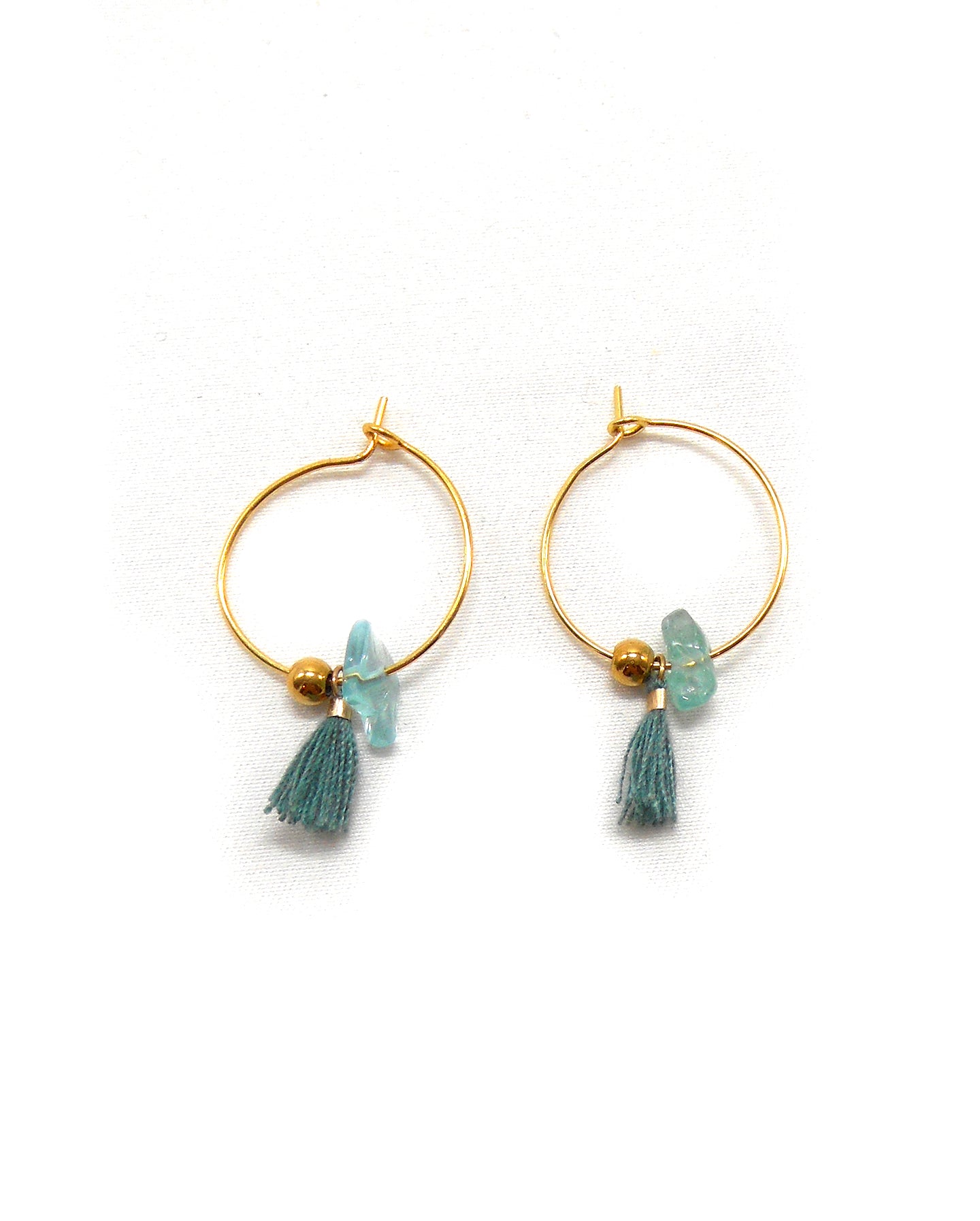 Boucles d'oreillesmini créoles mignonnes - CALIE/CALA