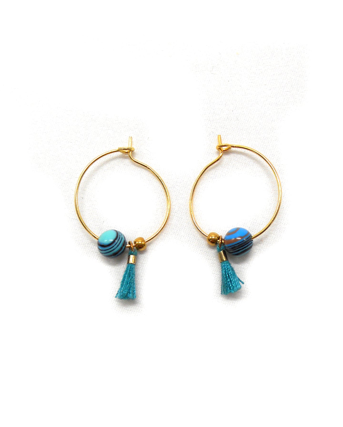Boucles d'oreillesmini créoles mignonnes - CALIE/CALA