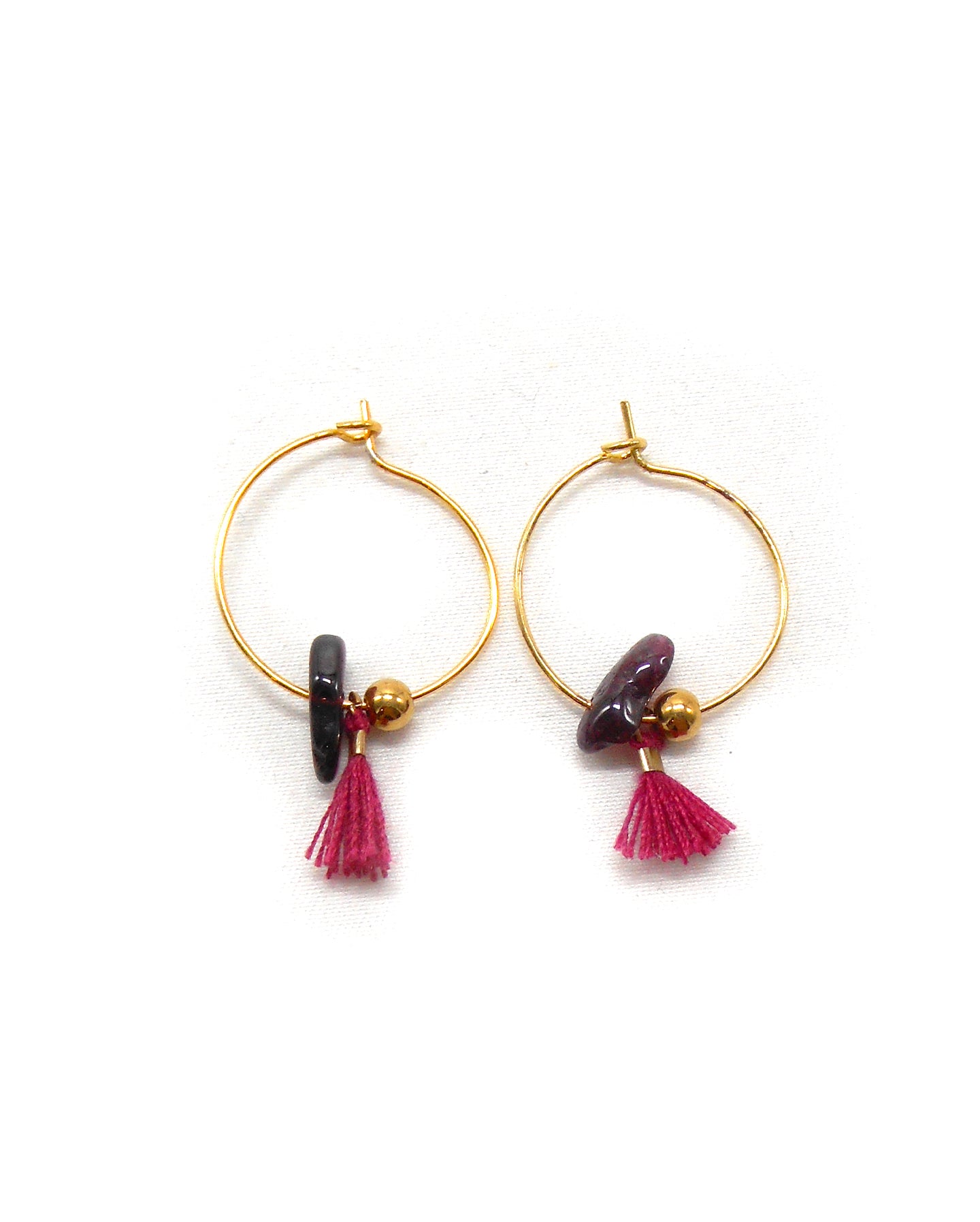 Boucles d'oreillesmini créoles mignonnes - CALIE/CALA
