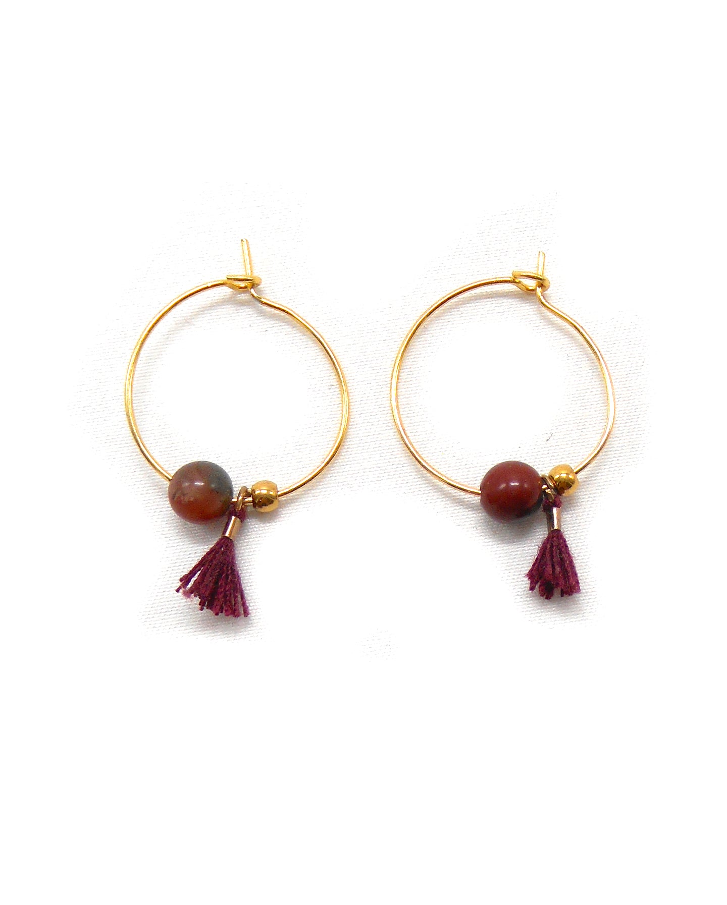 Boucles d'oreillesmini créoles mignonnes - CALIE/CALA
