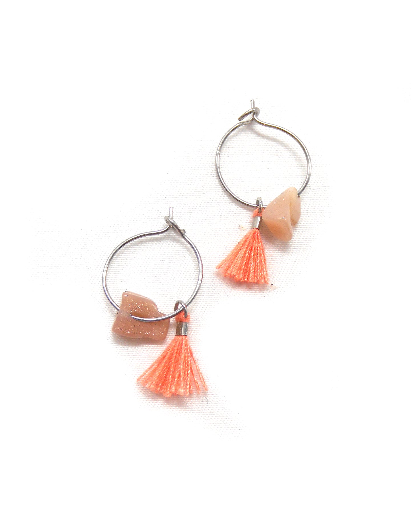 Boucles d'oreillesmini créoles mignonnes - CALIE/CALA