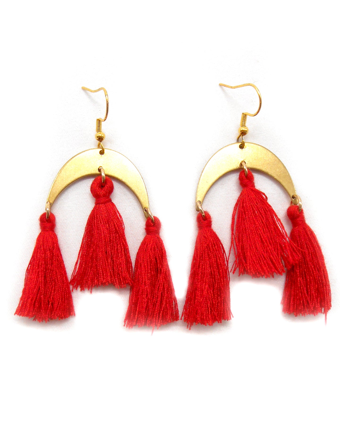 Boucles d'oreilles bohème pompons - ILOIE