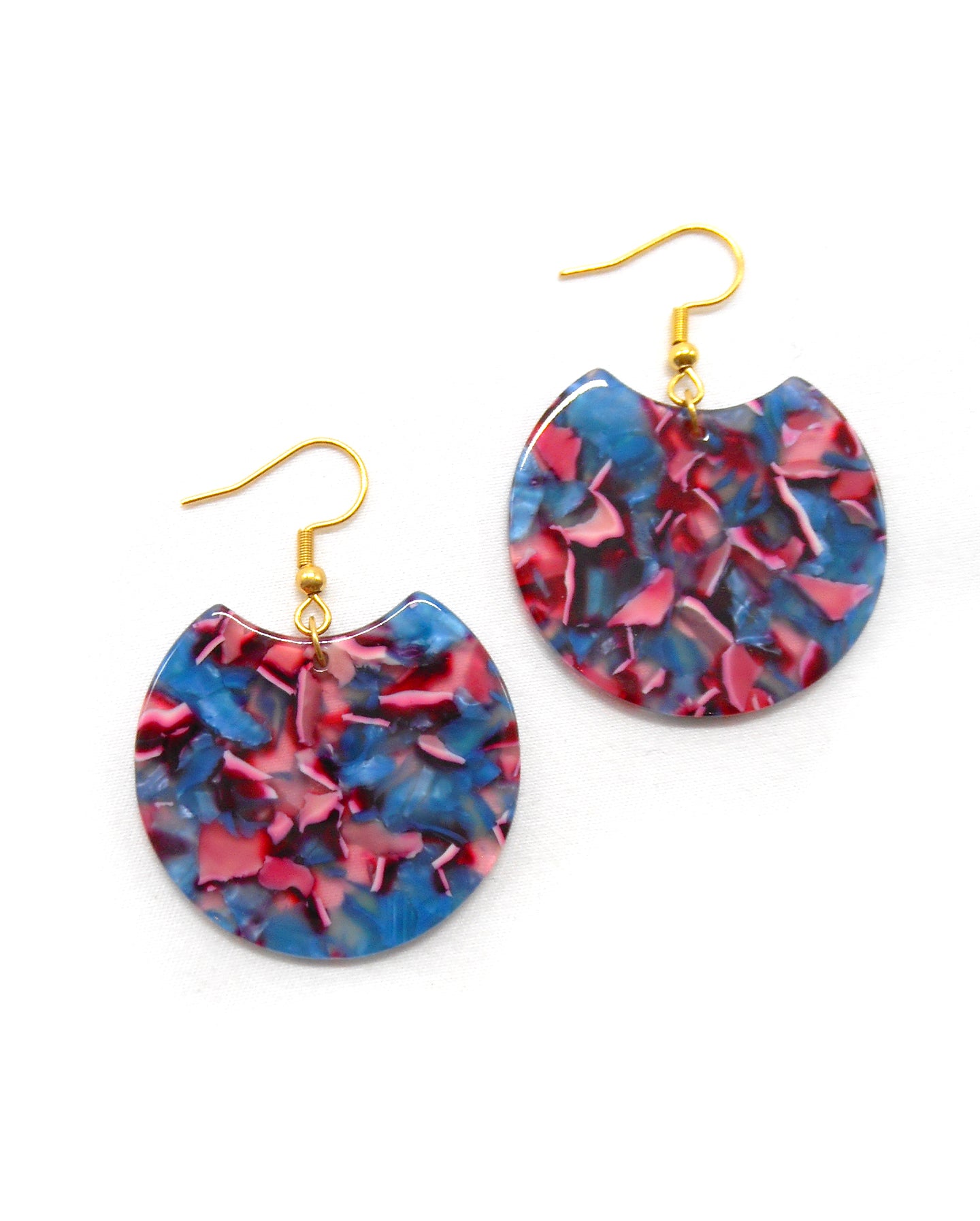 Boucles d'oreilles résine vintage - ADELE/CATHERINE/CLAUDIA/ISABELLE