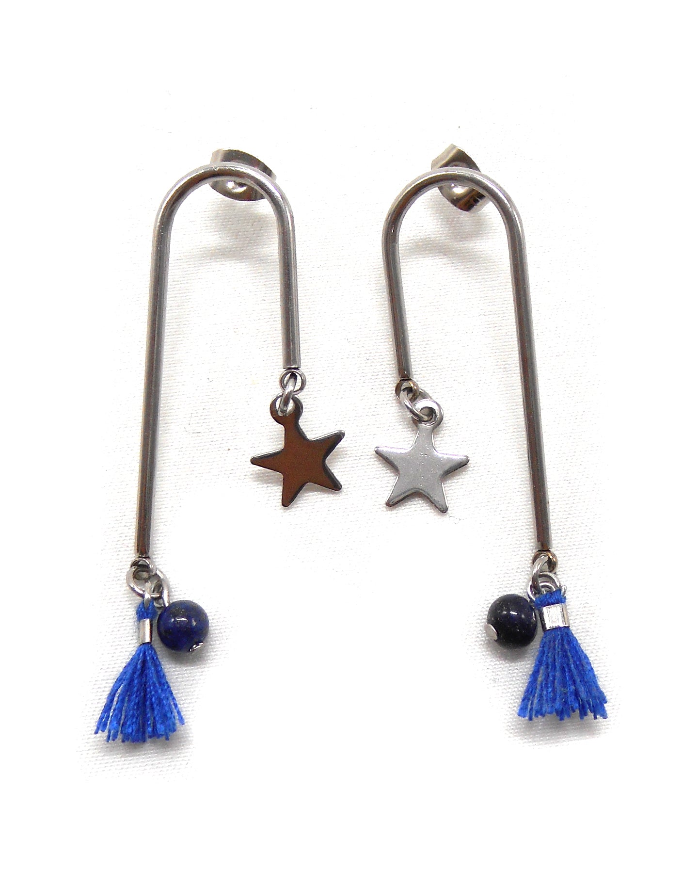 Boucles d'oreilles arche étoiles chaine - LARAH