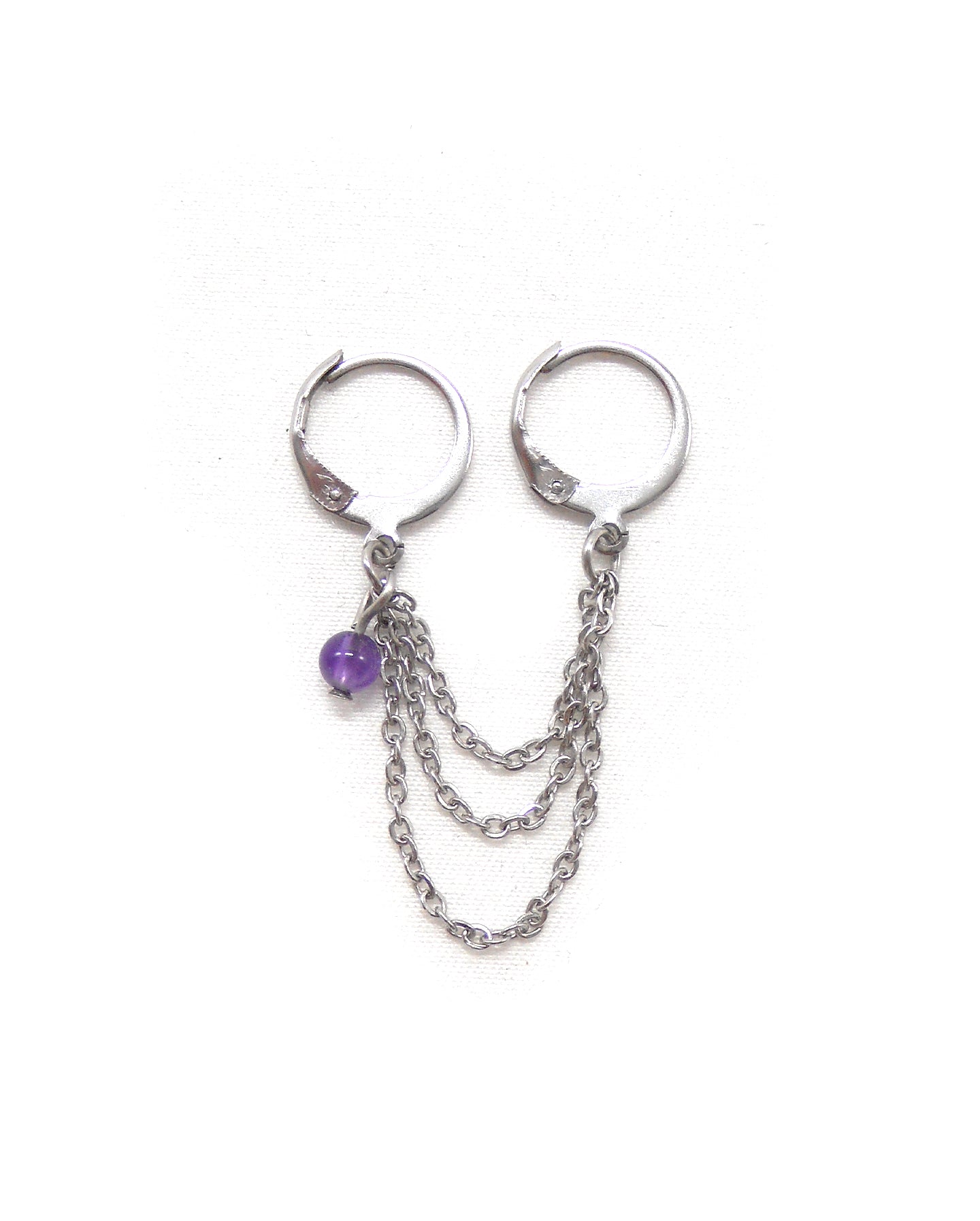 Boucle d'oreille 2 trous - LINE