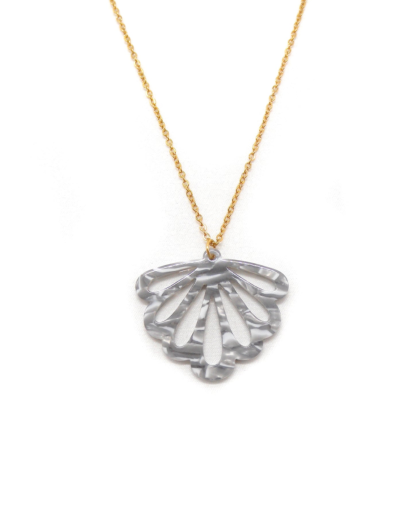 Collier résine retro vintage - ADELE/CLAUDIA/CATHERINE/ISABELLE/JEANNE/PHILO