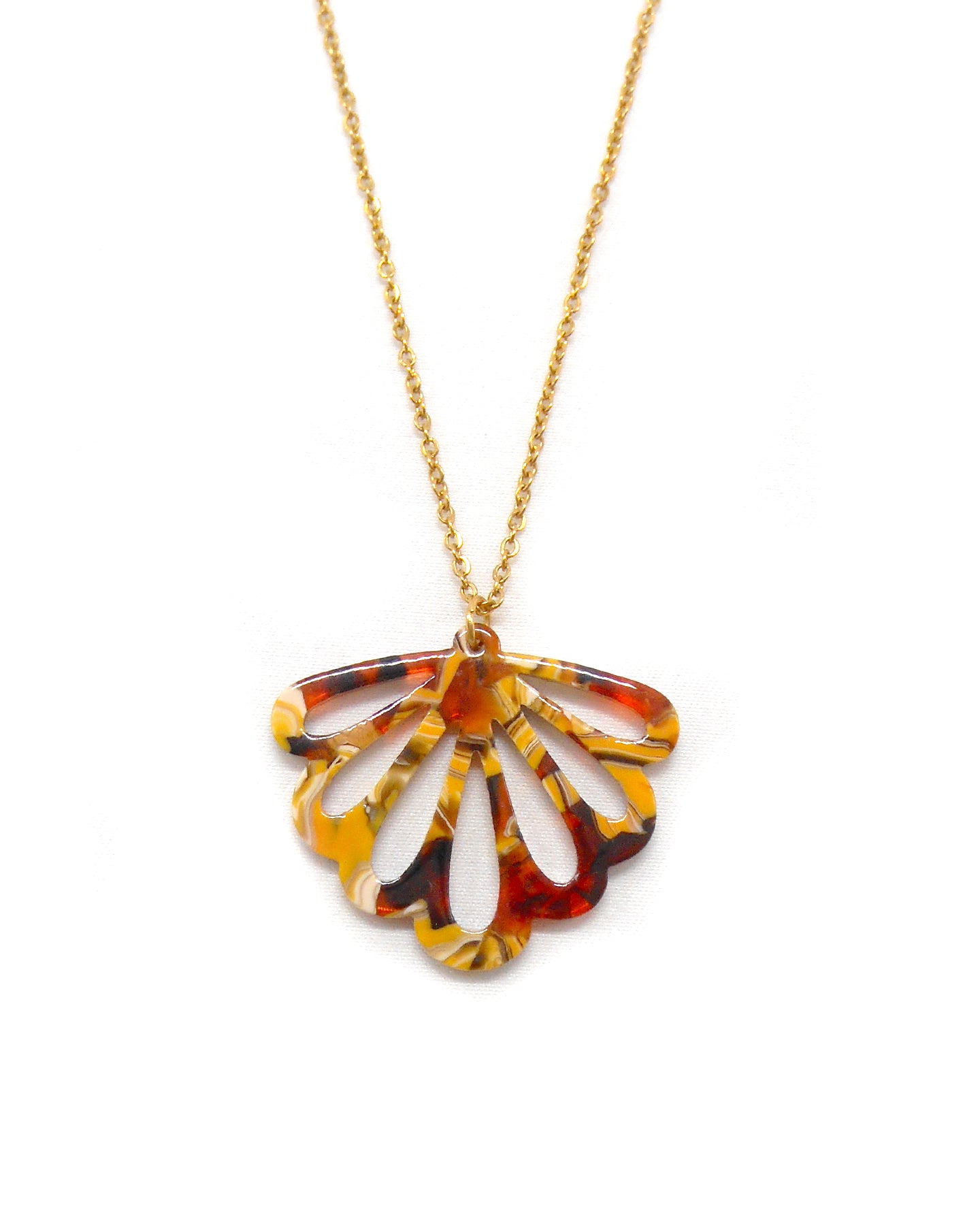 Collier résine retro vintage - ADELE/CLAUDIA/CATHERINE/ISABELLE/JEANNE/PHILO