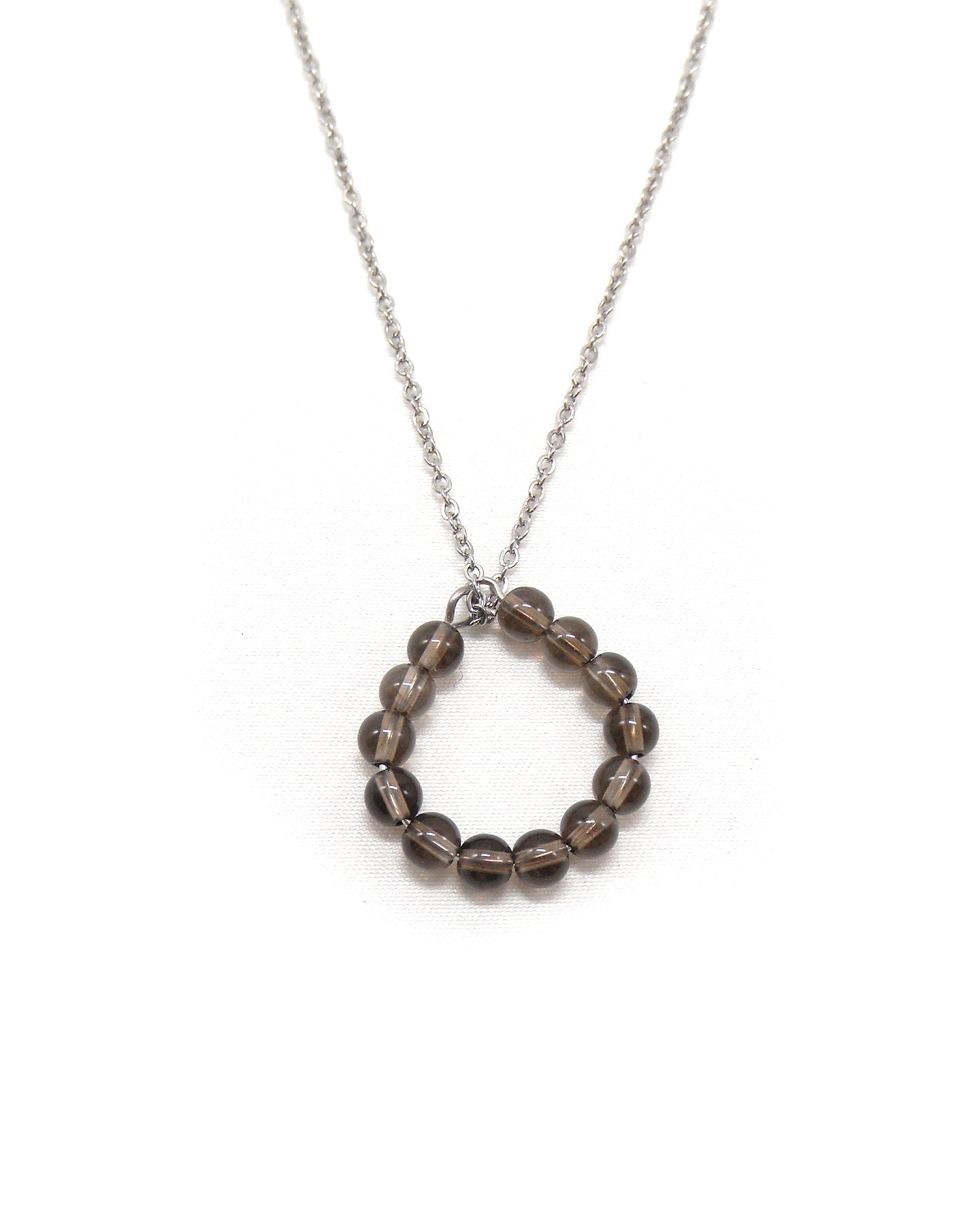 Collier bague perles pierres naturelles - ALBA