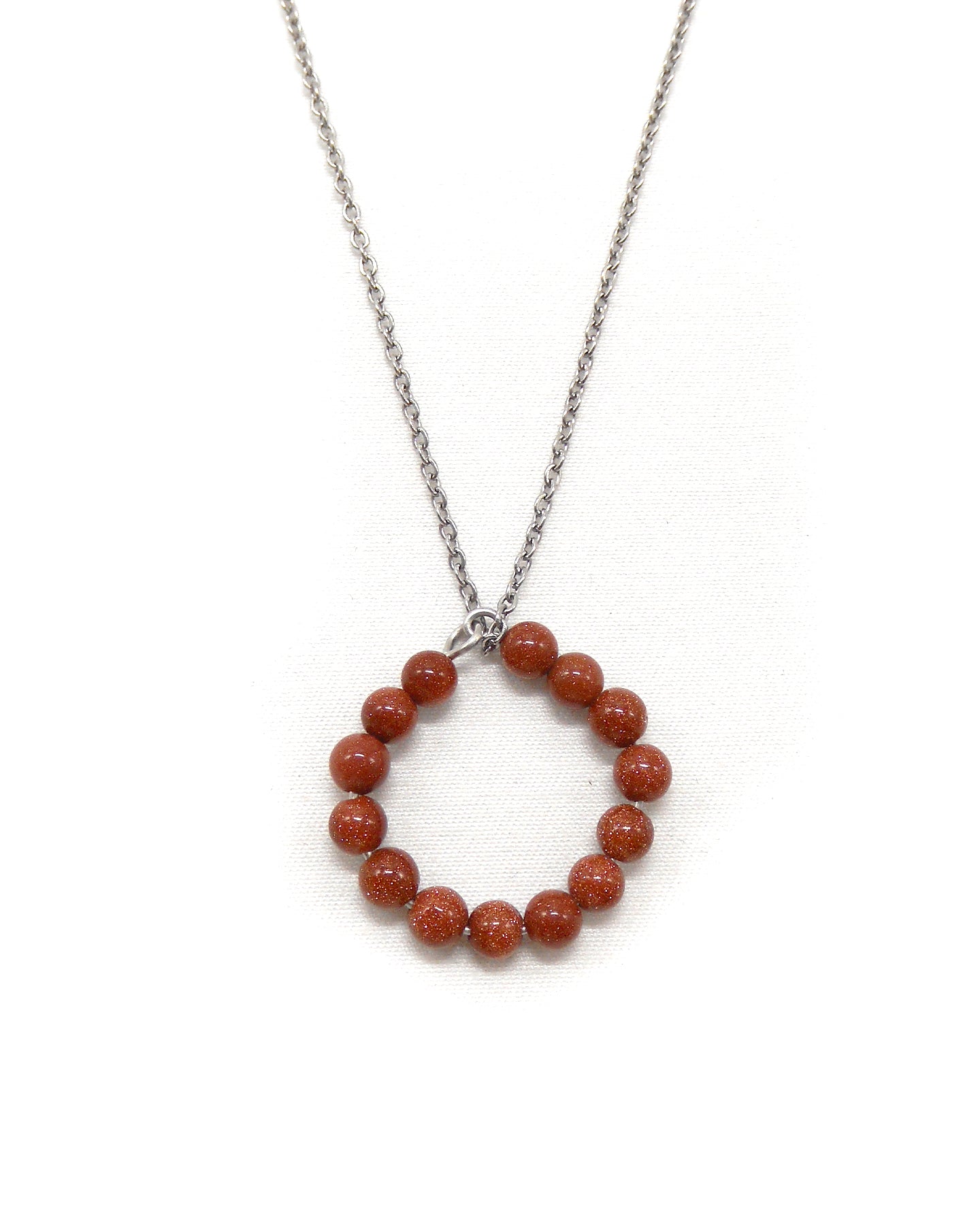 Collier bague perles pierres naturelles - ALBA