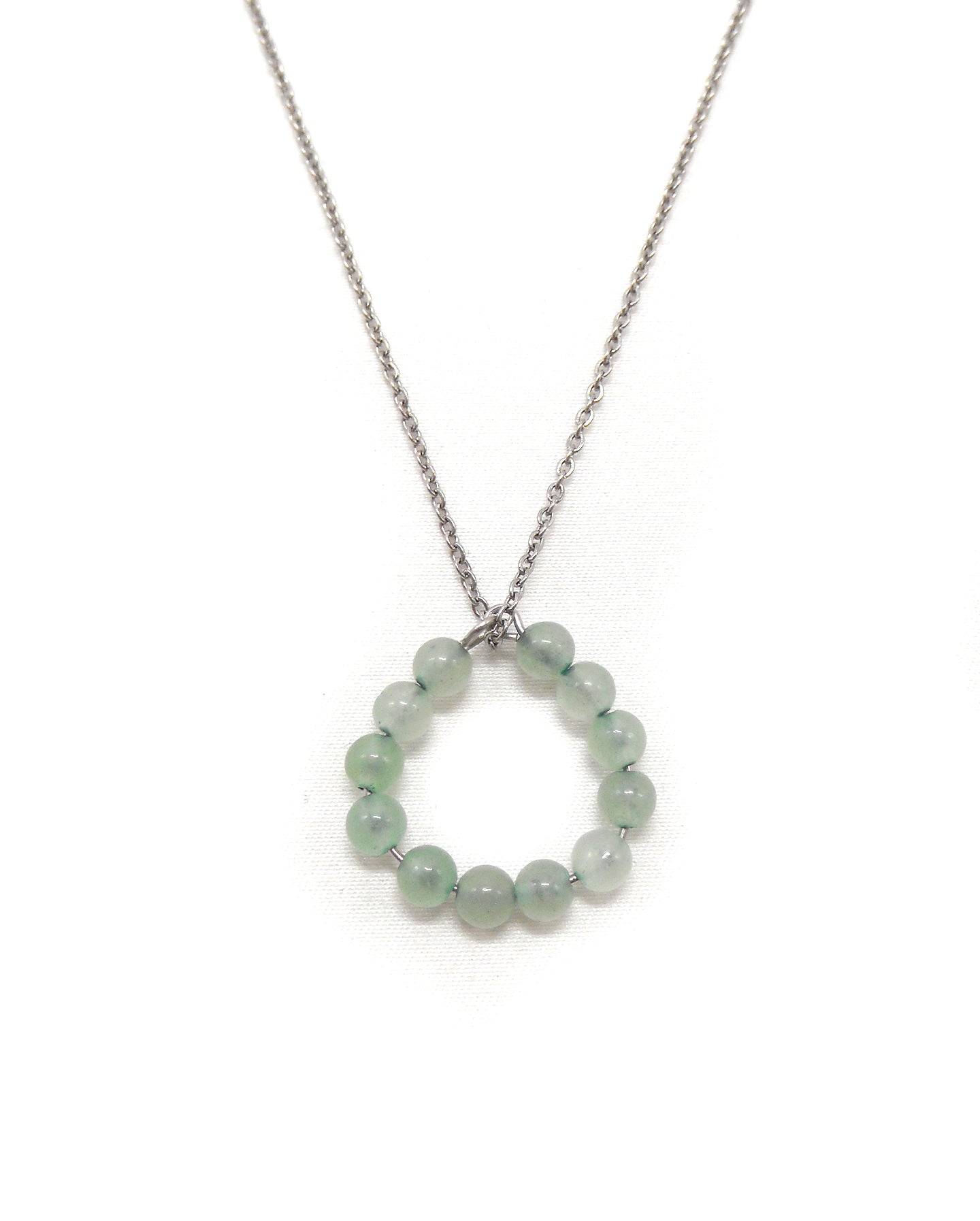 Collier bague perles pierres naturelles - ALBA