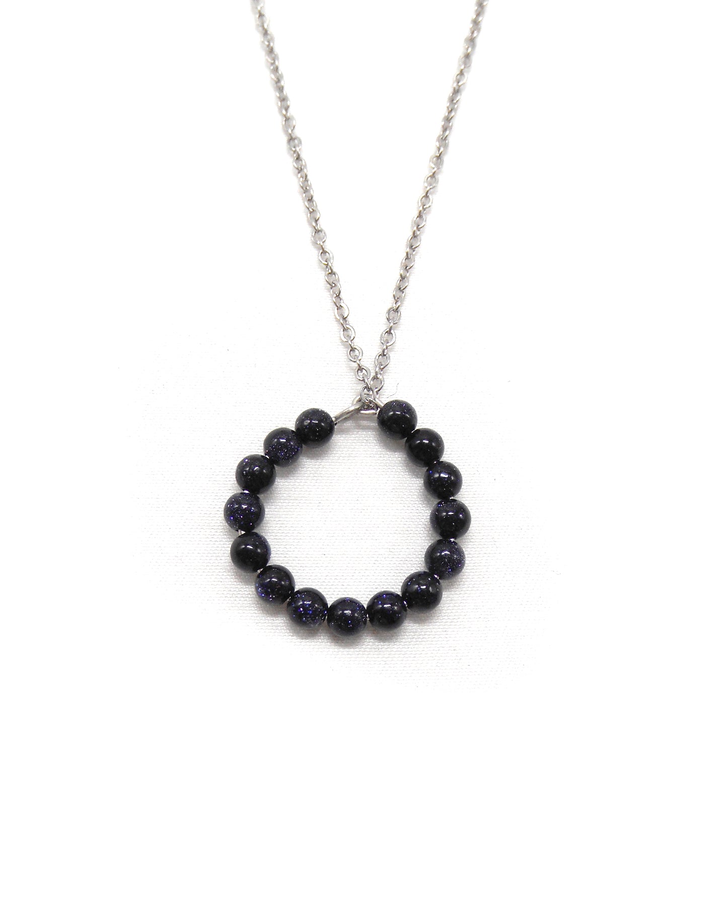 Collier bague perles pierres naturelles - ALBA