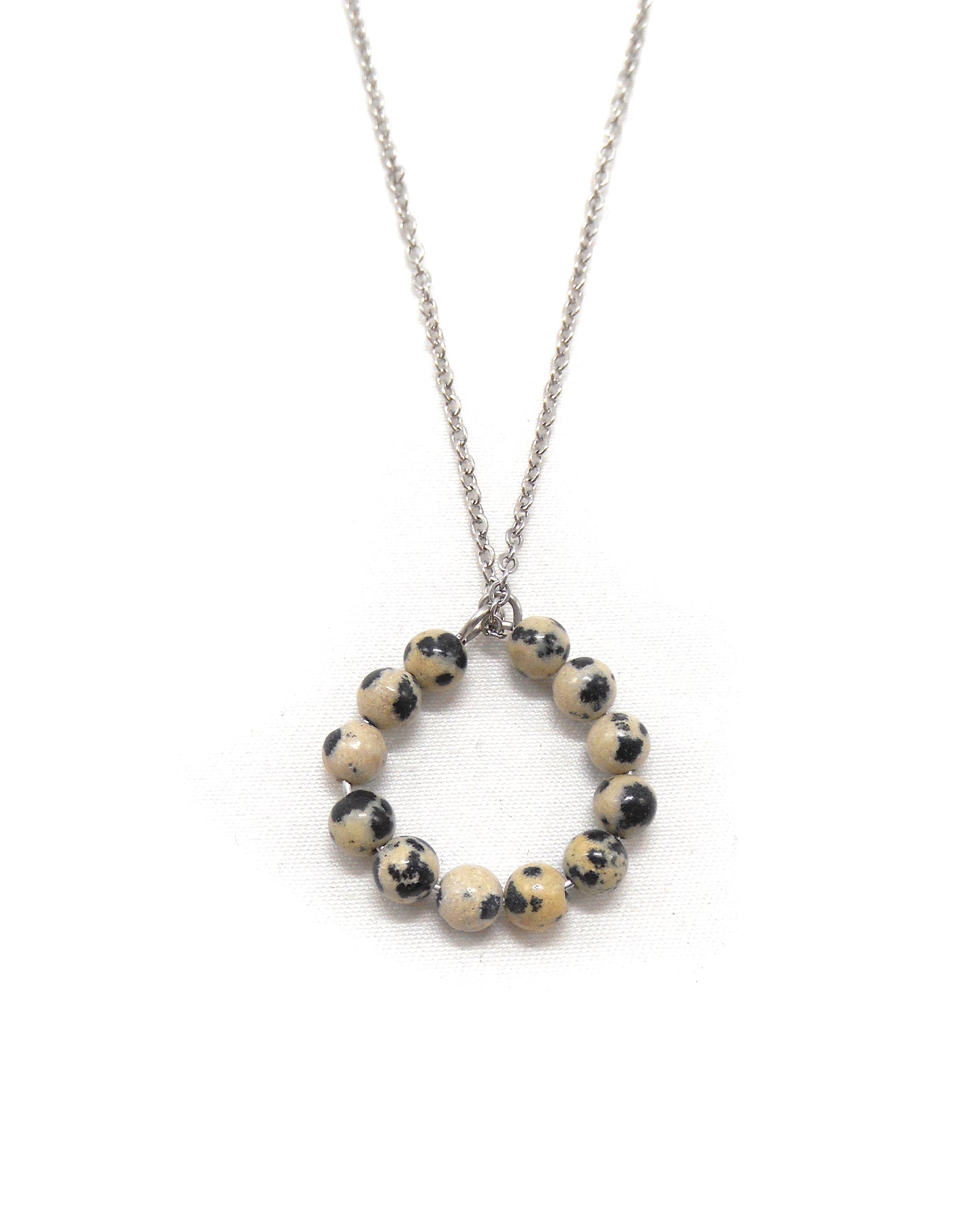 Collier bague perles pierres naturelles - ALBA