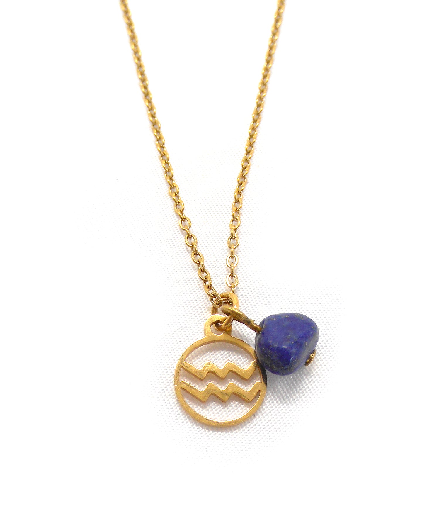 Collier astrologie et pierres naturelles - ASTREE