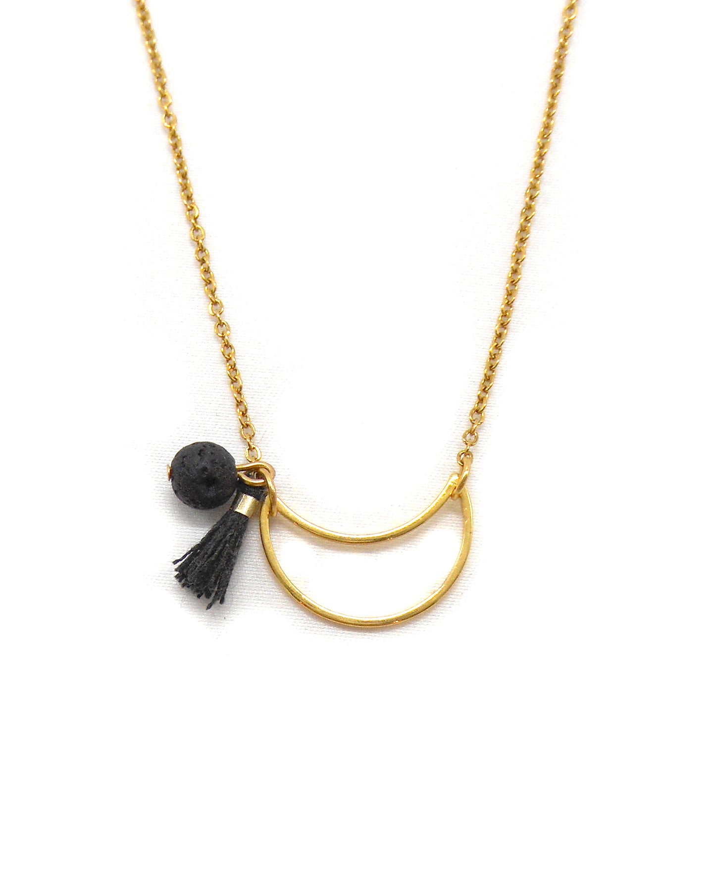 Collier lune bohème - ATLAS
