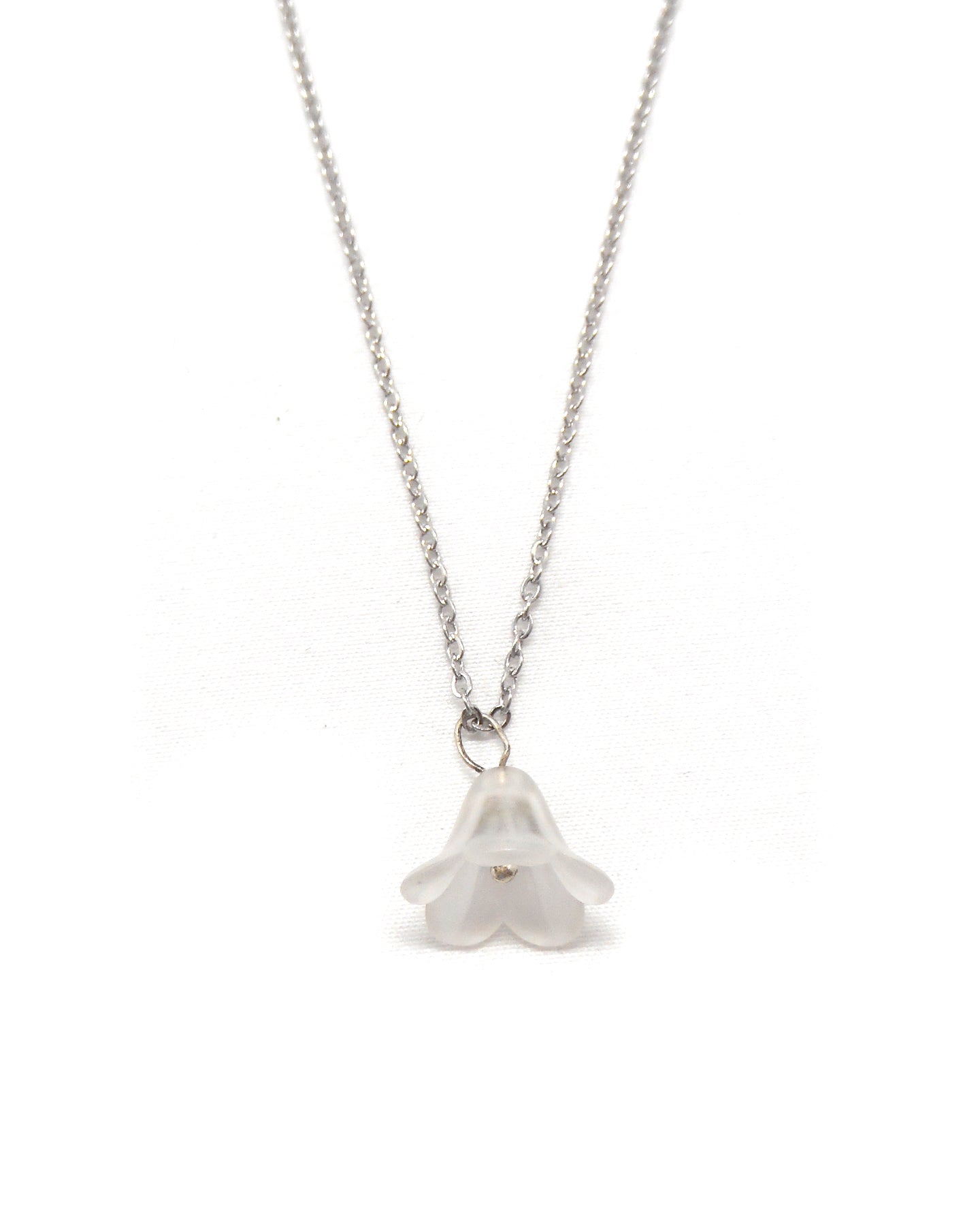 Collier mignon fleur et pierre - CLOCHETTE