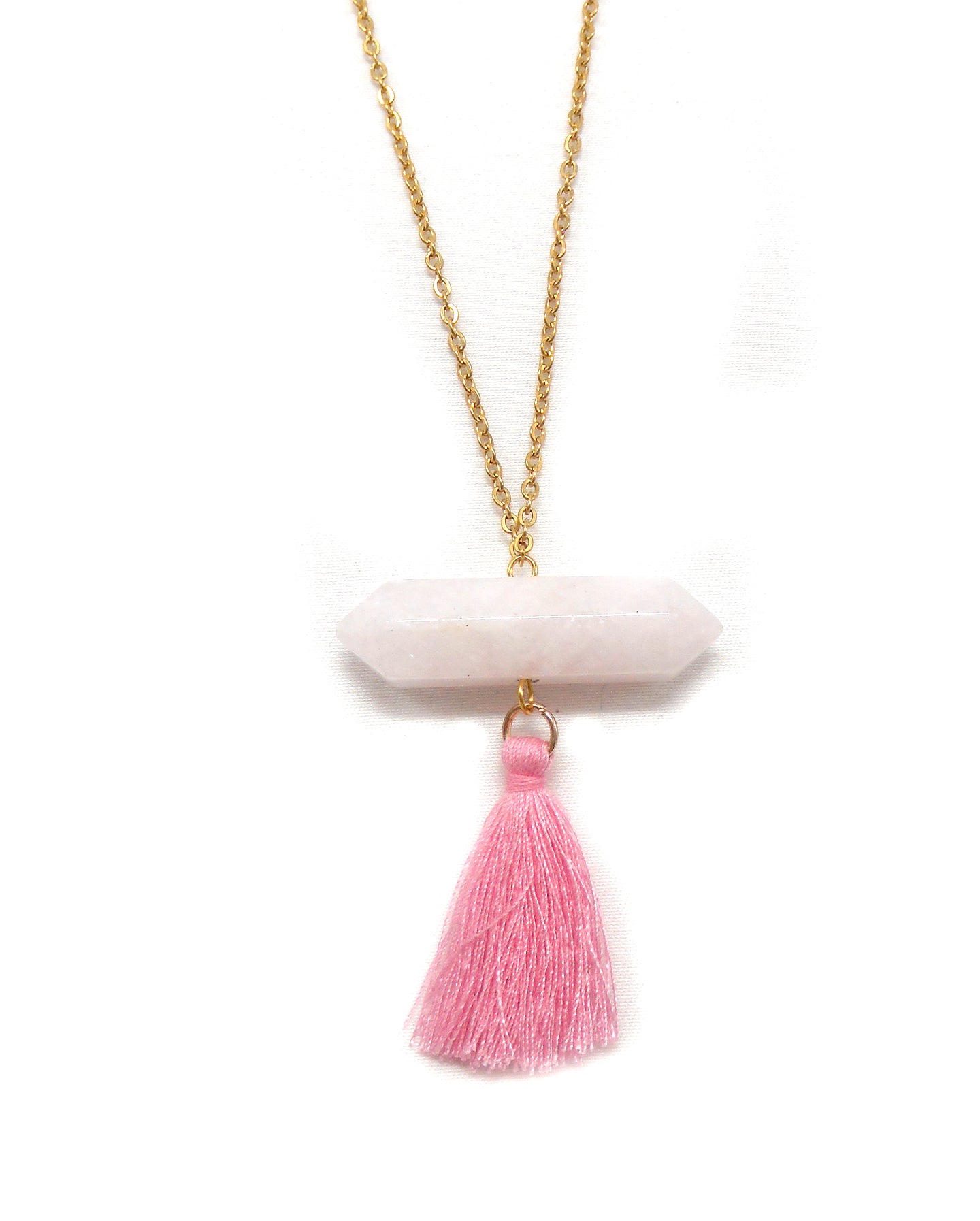 Collier long cristal bohème - IZIA