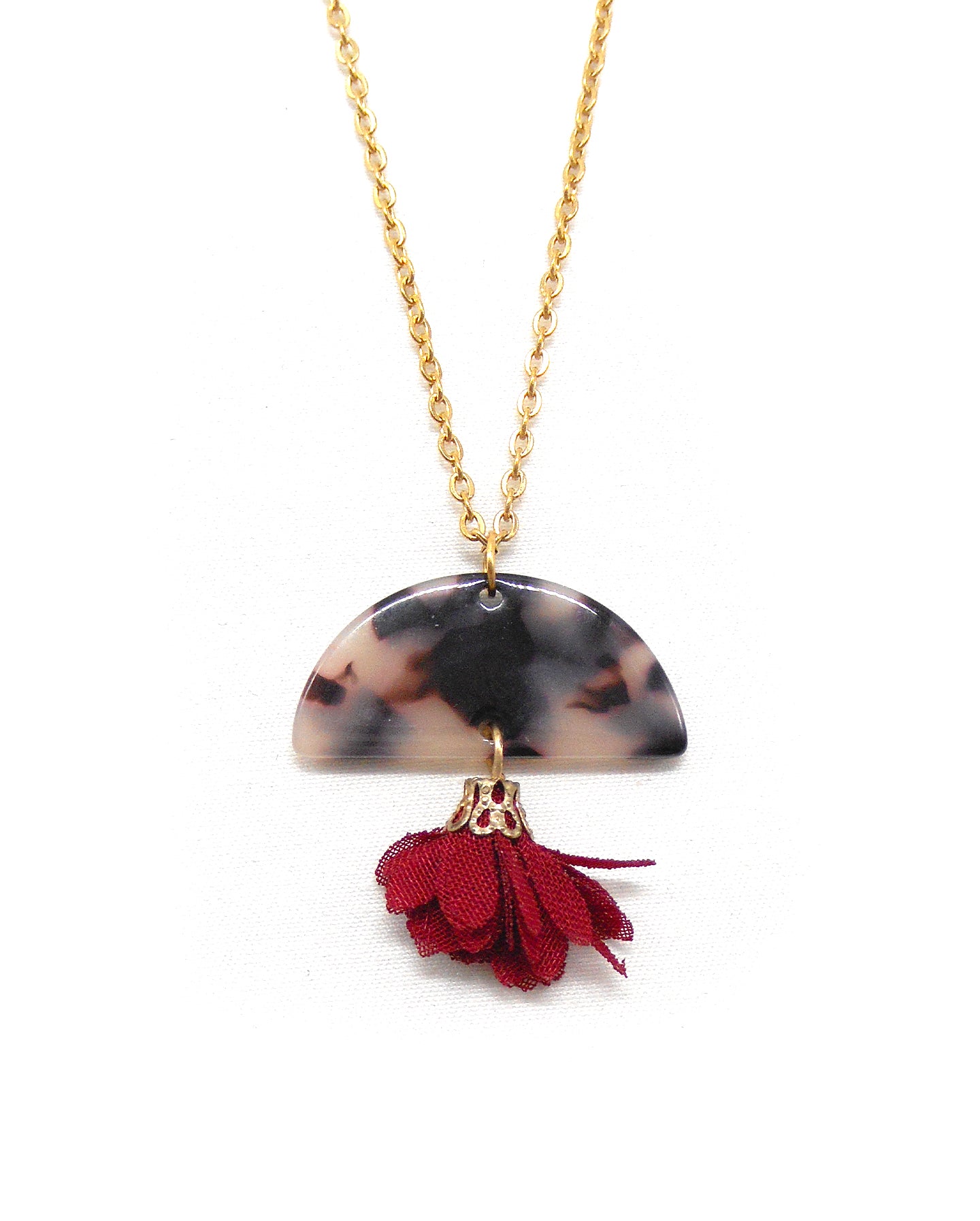 Collier retro floral - JOHANNA